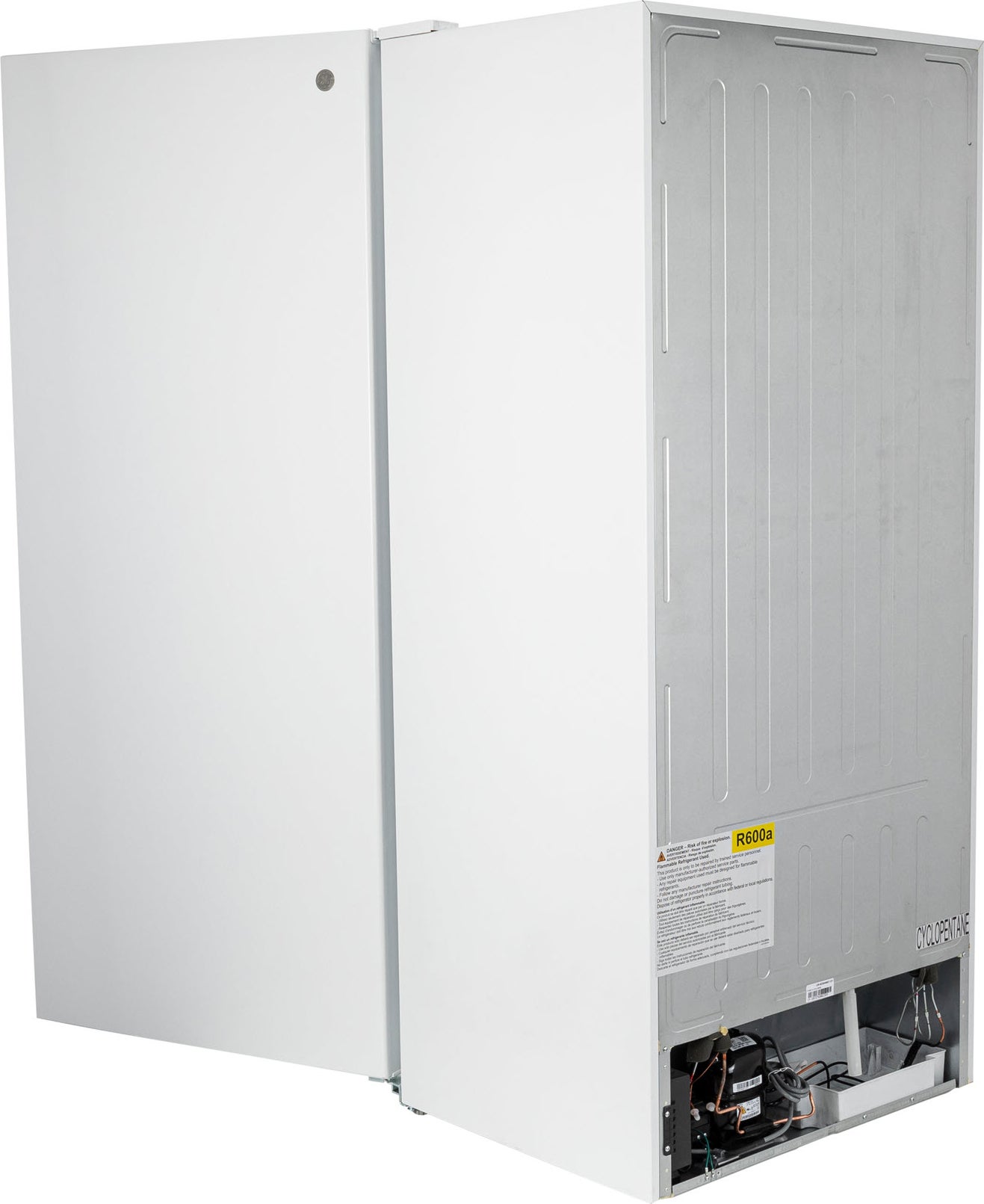 GE FUF21QRRWW Upright Freezer White | Plesser's Appliances