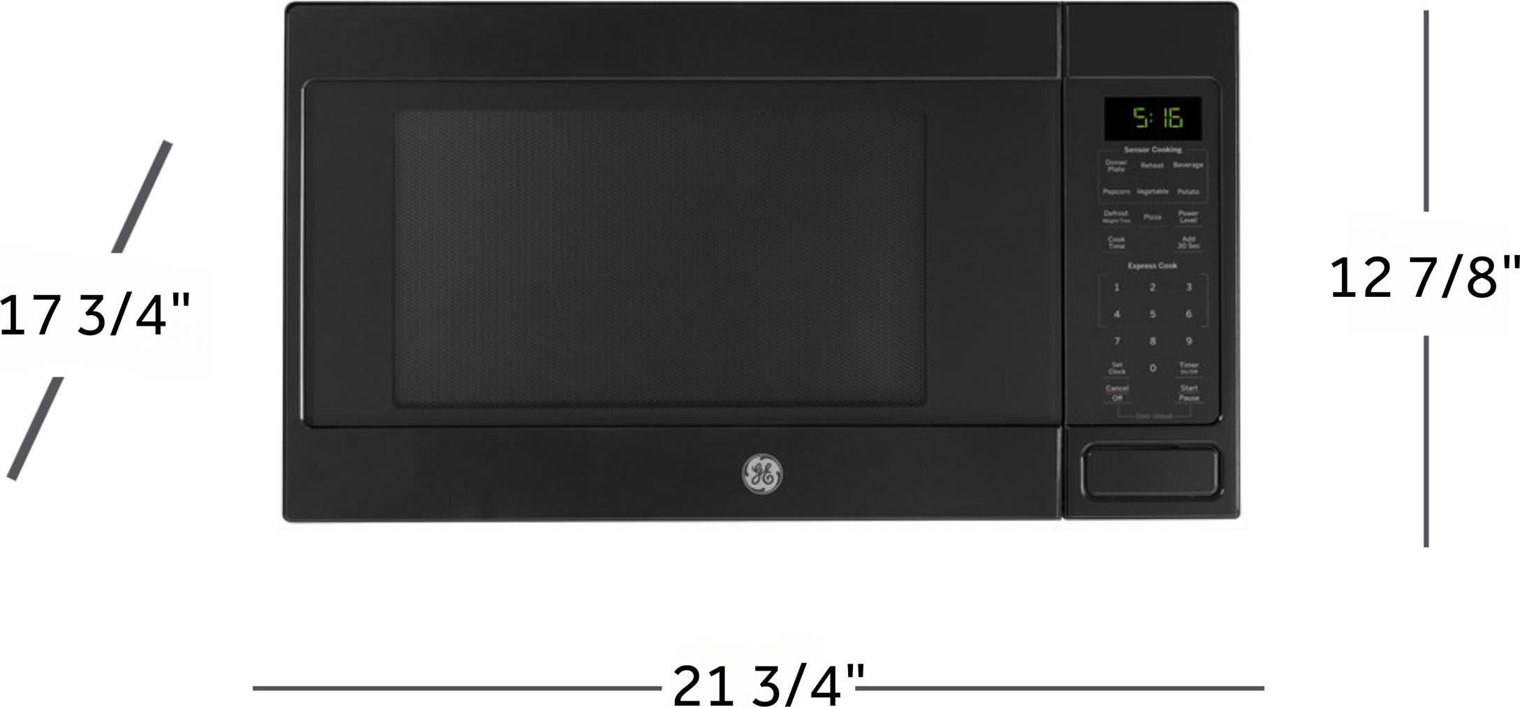 GE GCST16S1WBB Black