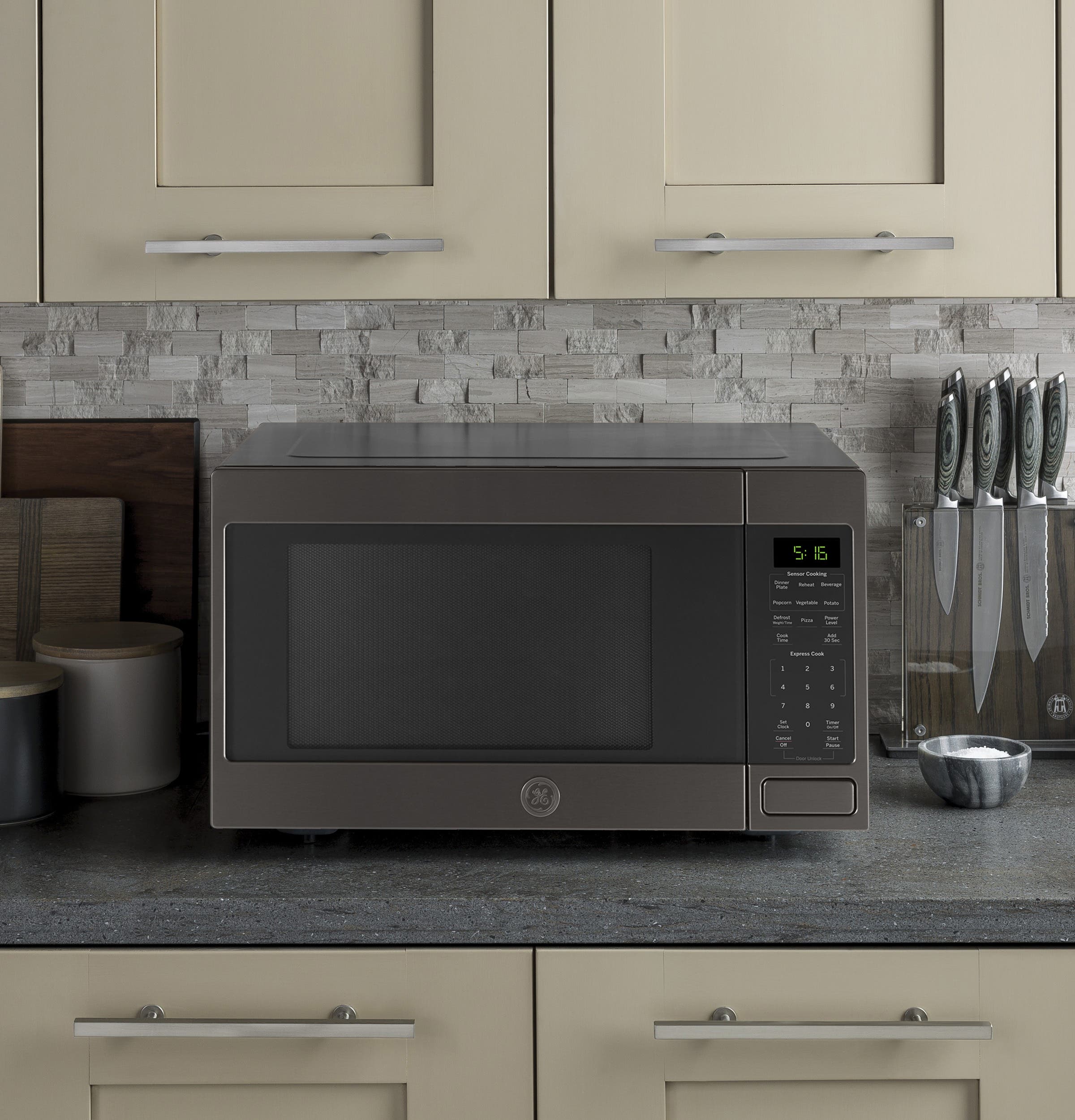 GE GCST16S1WTS Black Stainless