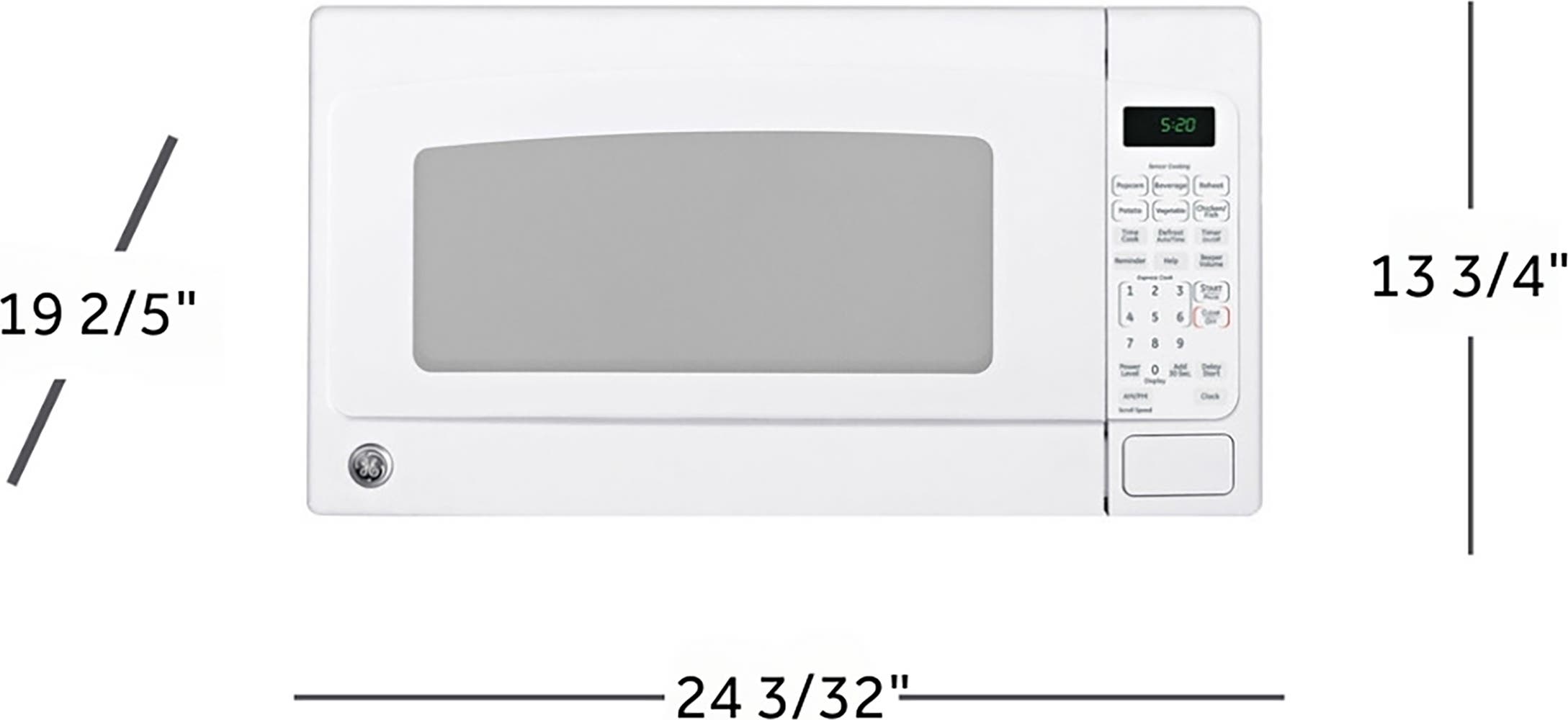 GE GCST20S1WWW White
