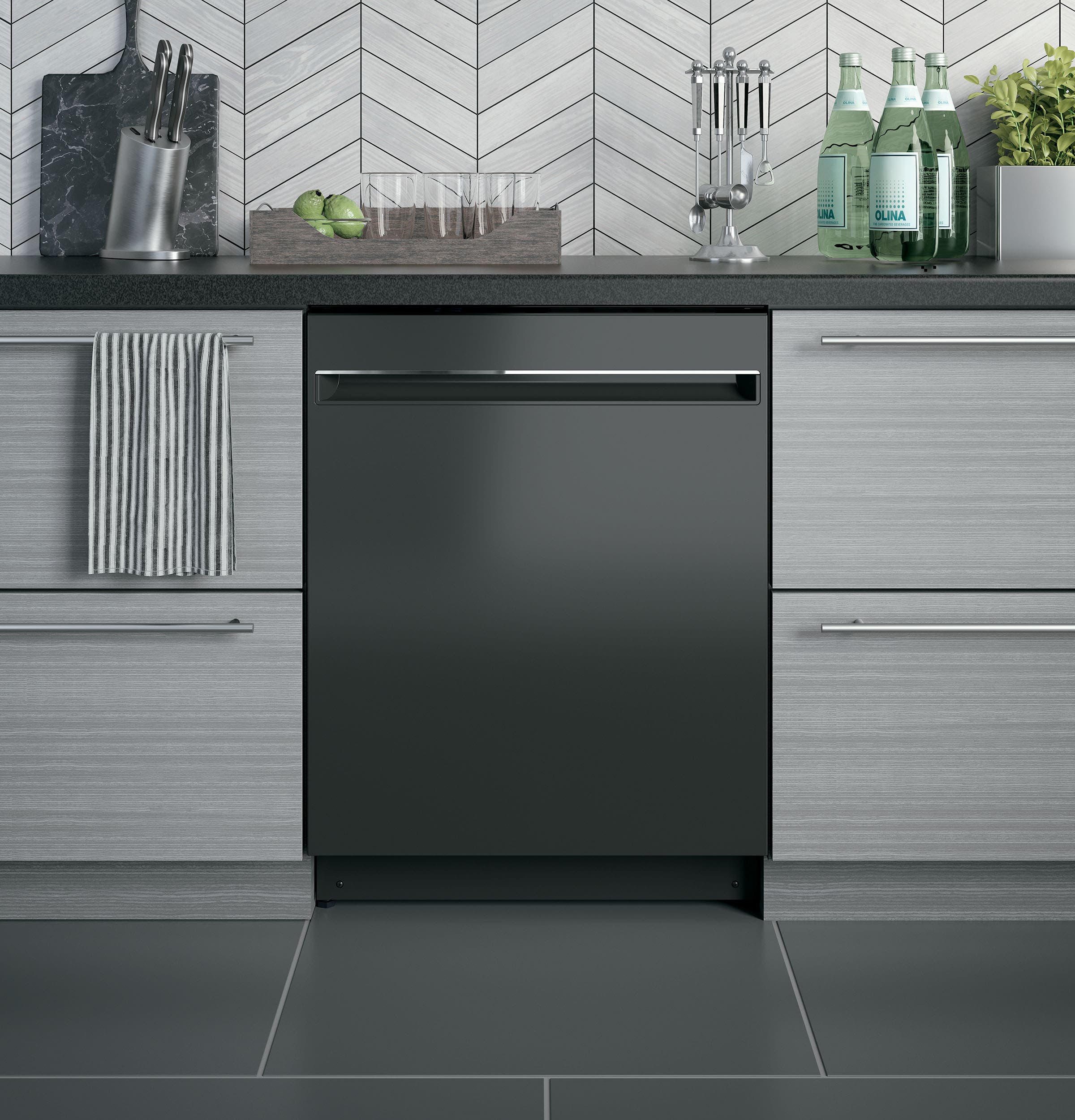 GE GDT225SGLBB Black