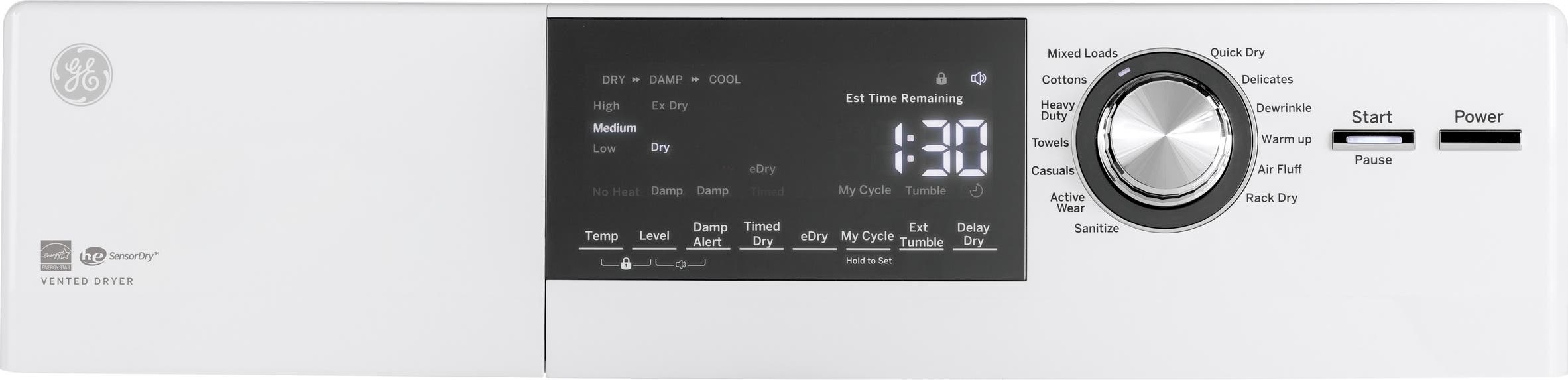 GE GFD14ESSNWW White