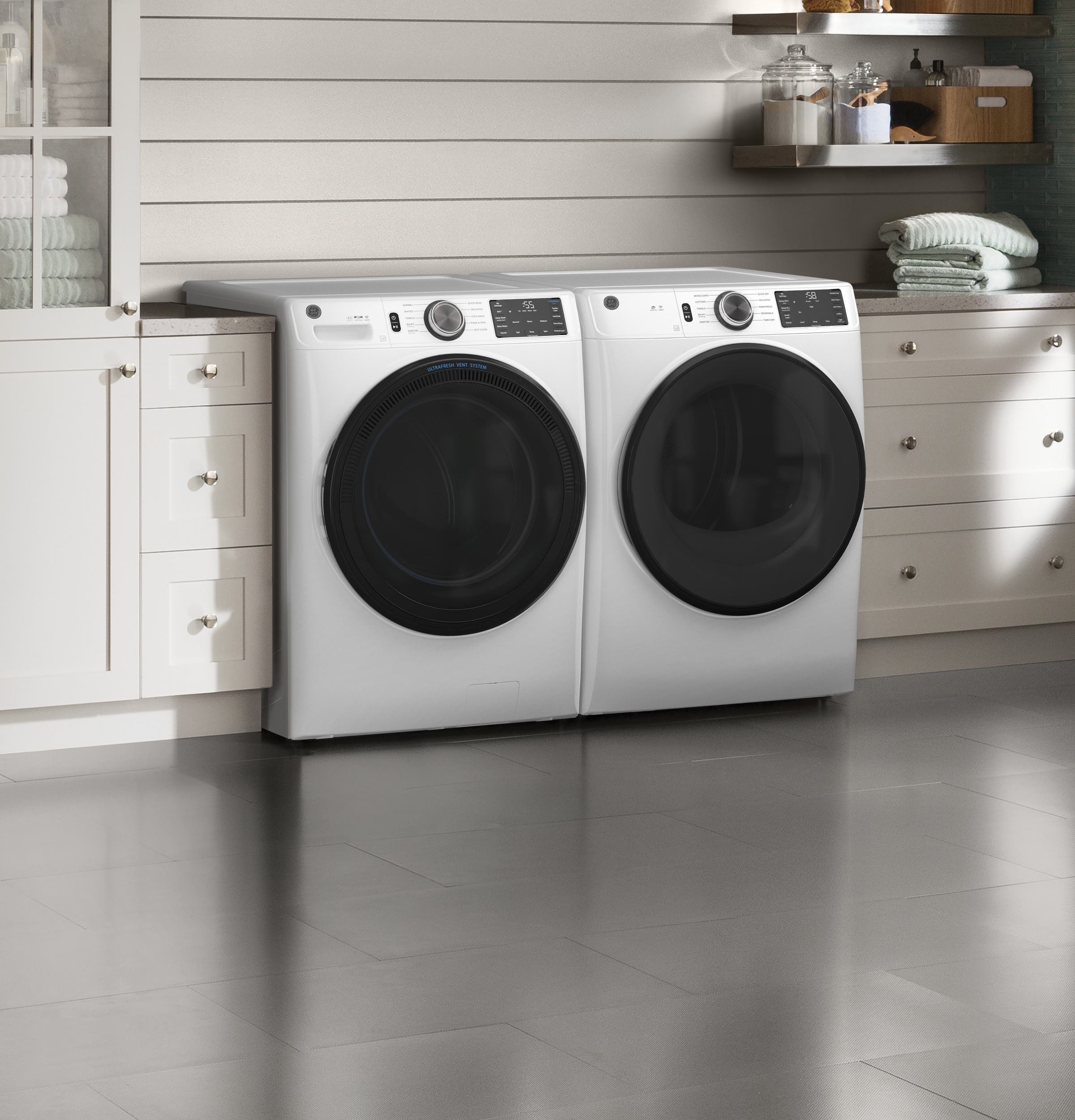 GE GFD55ESSNWW White