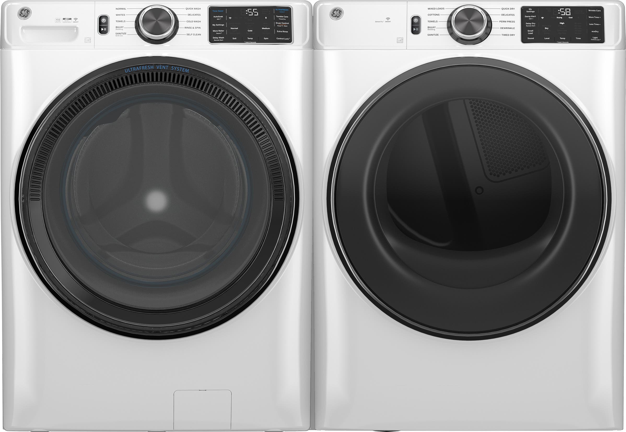 GE GFD55ESSNWW White