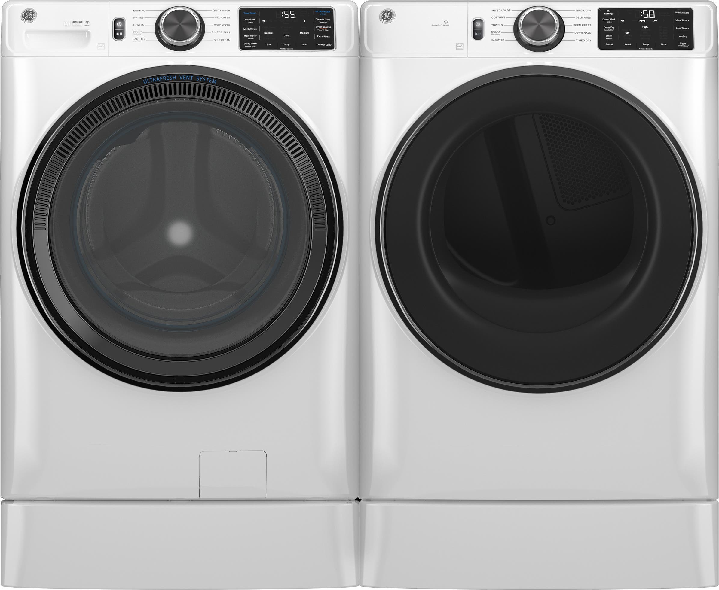 GE GFD55ESSNWW White