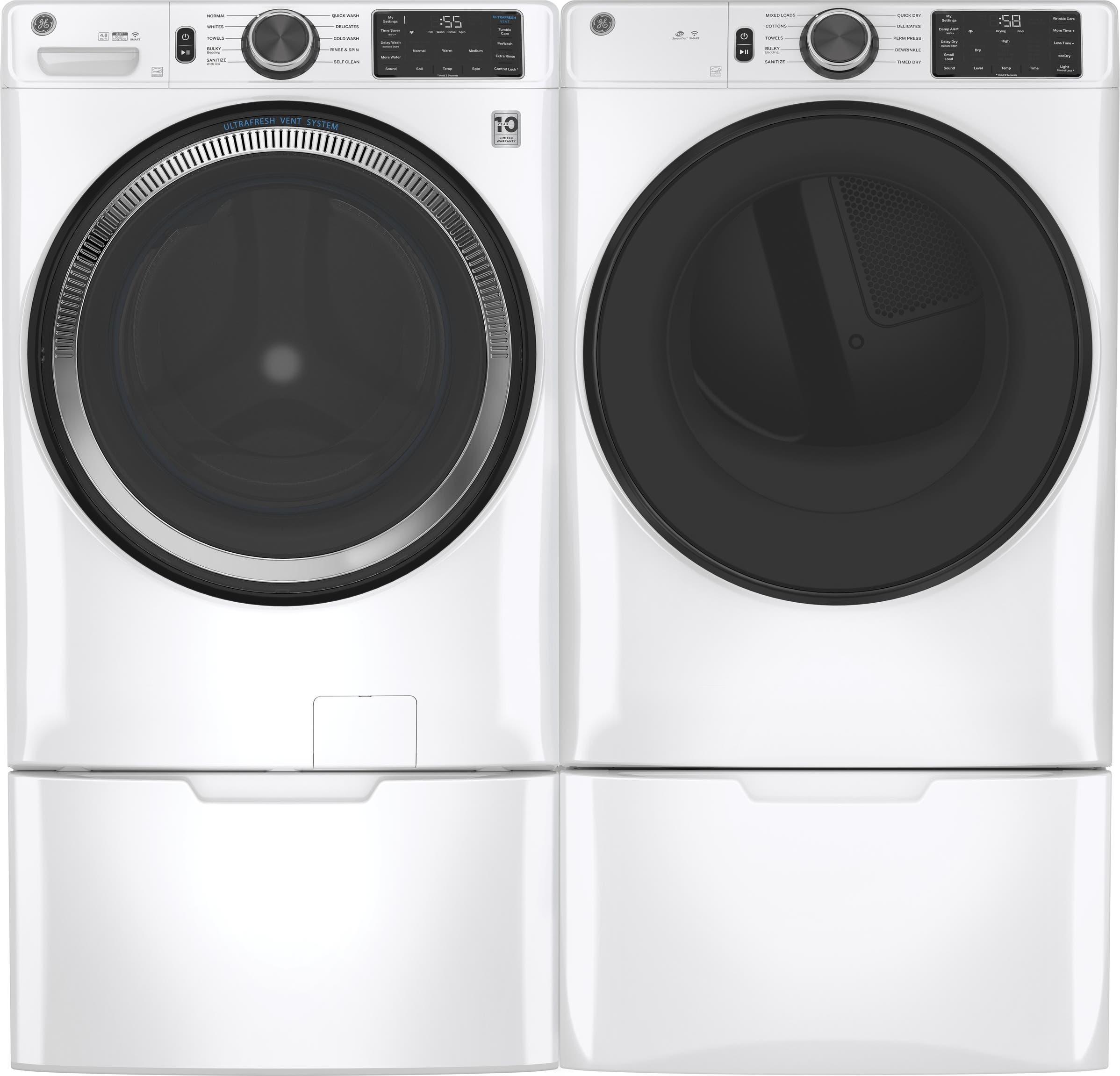 GE GFD55GSSNWW White