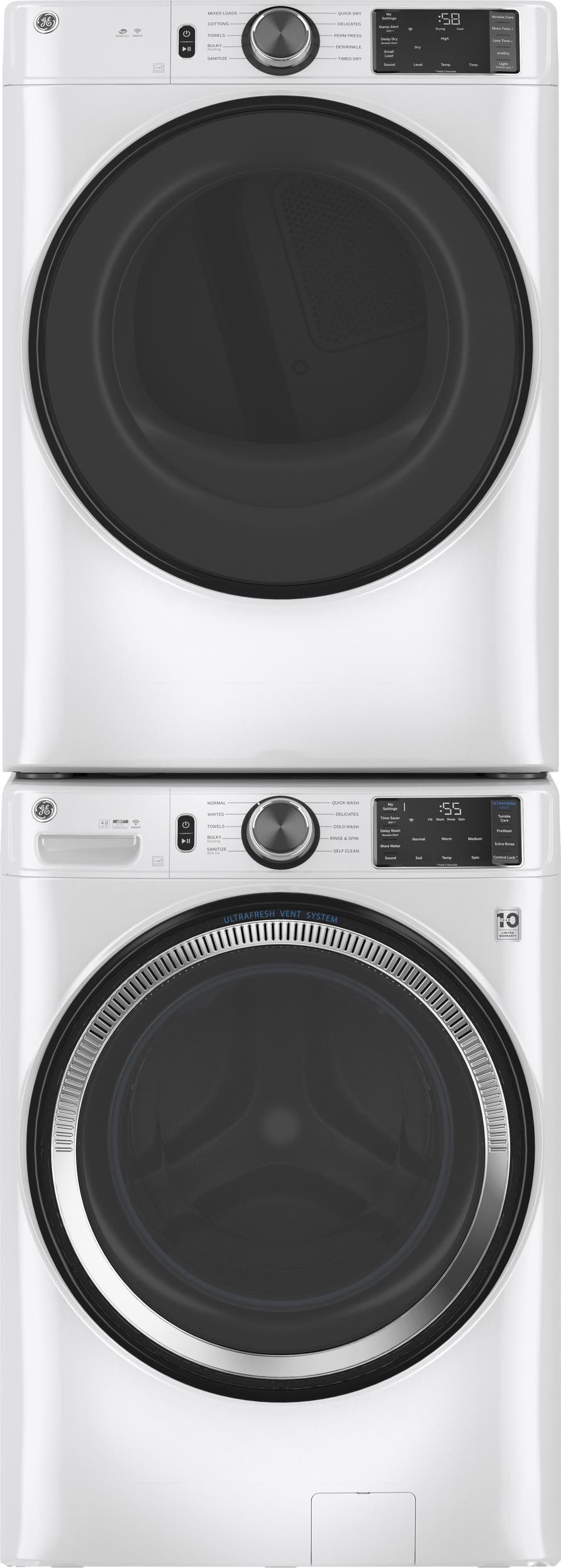 GE GFD55GSSNWW White