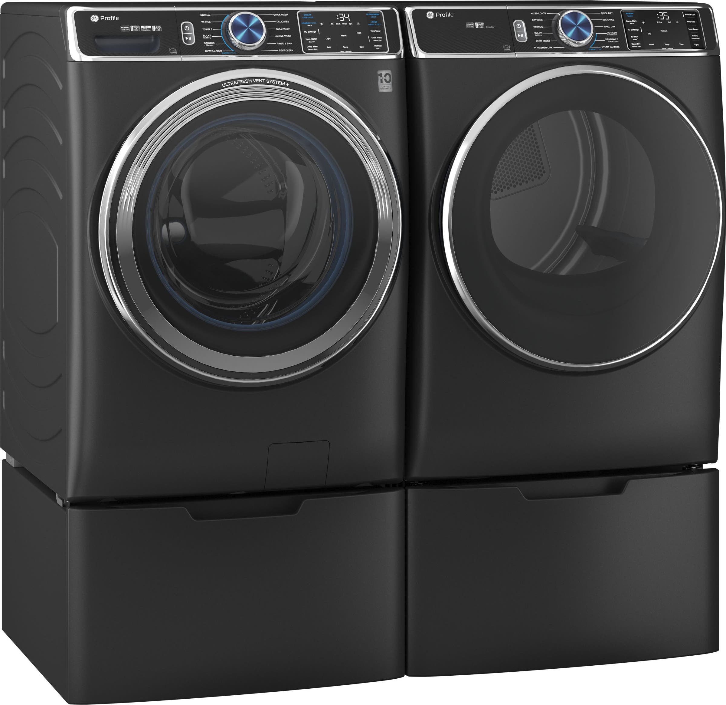 GE GFP1528PTDS Carbon Graphite