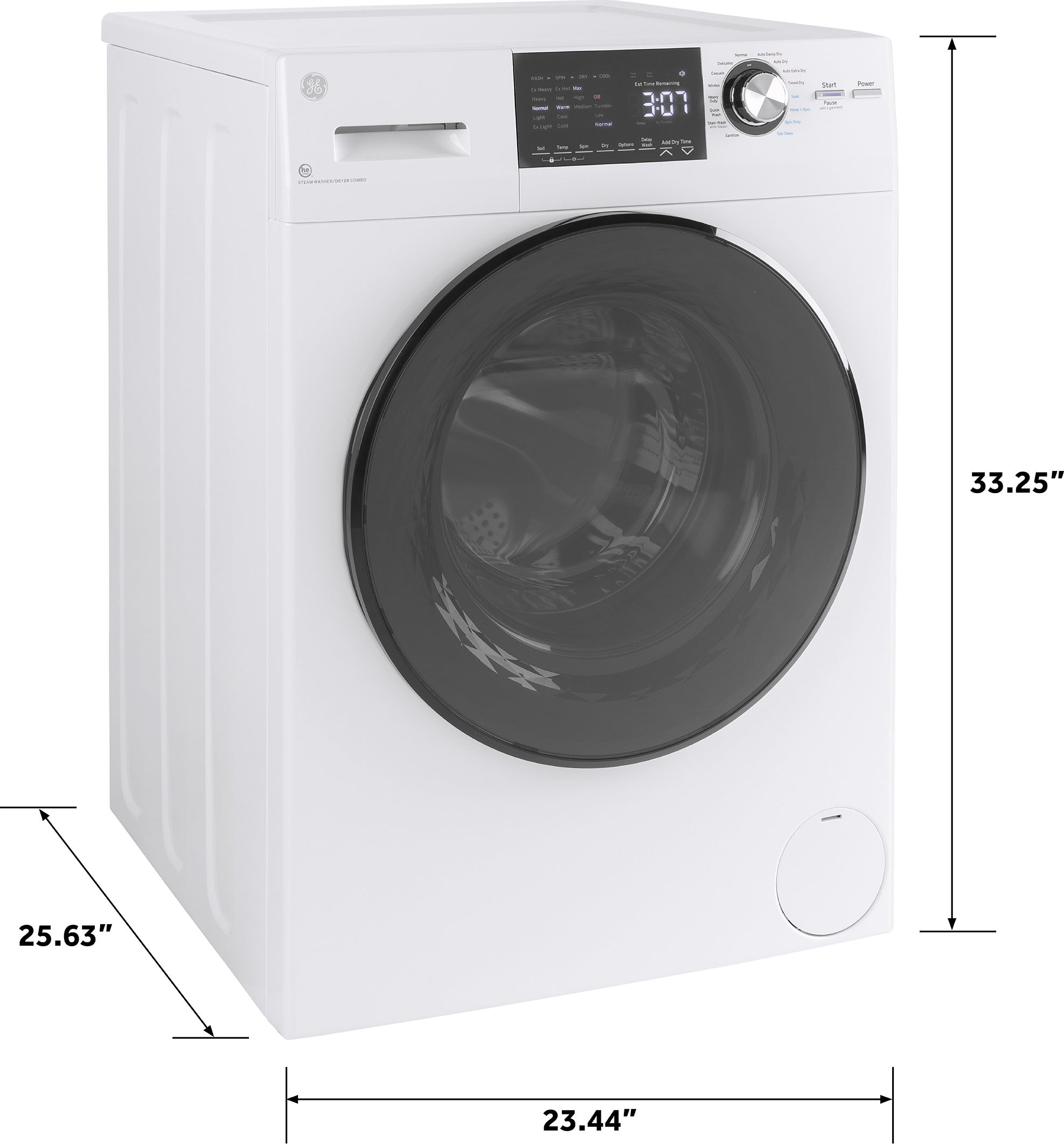 All-in-One Front Load Washer/Dryer with Sanitize Cycle - Thumbnail 5