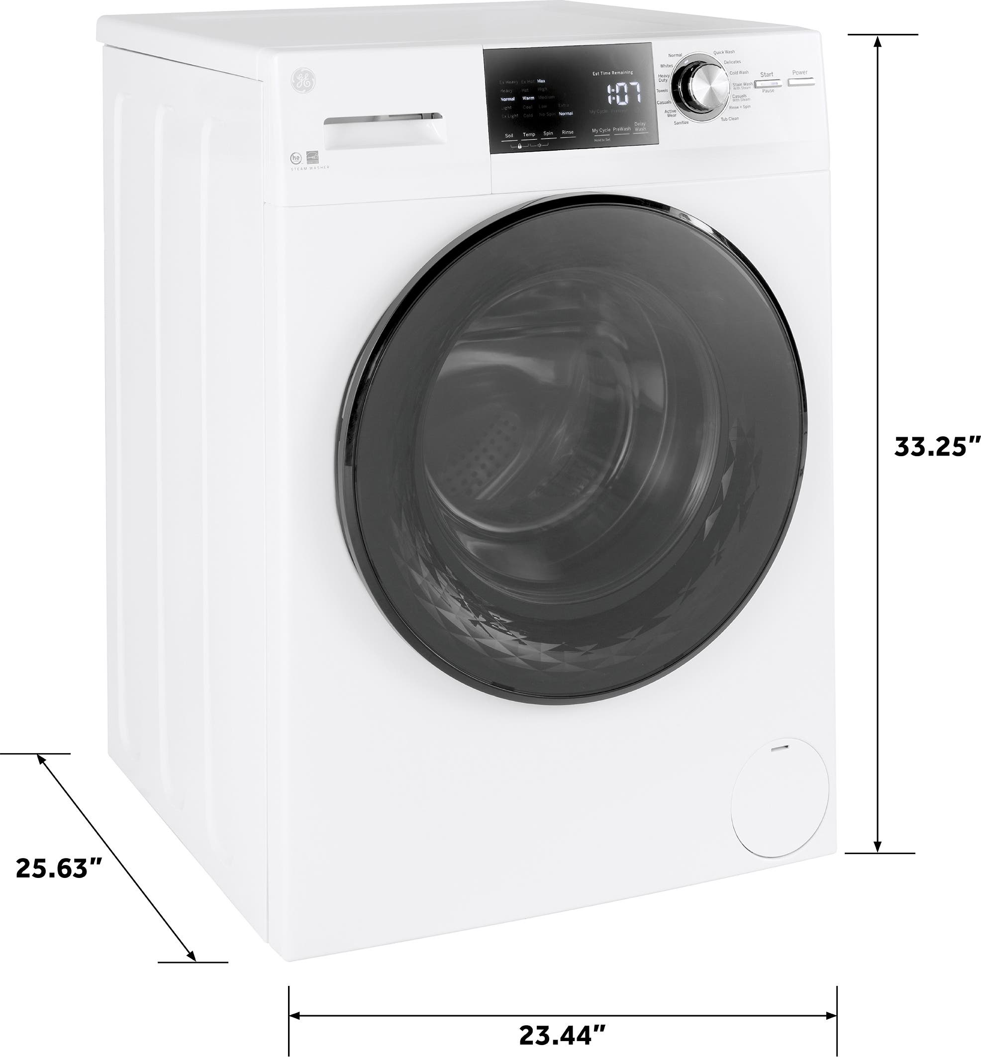 GE GFW148SSMWW White