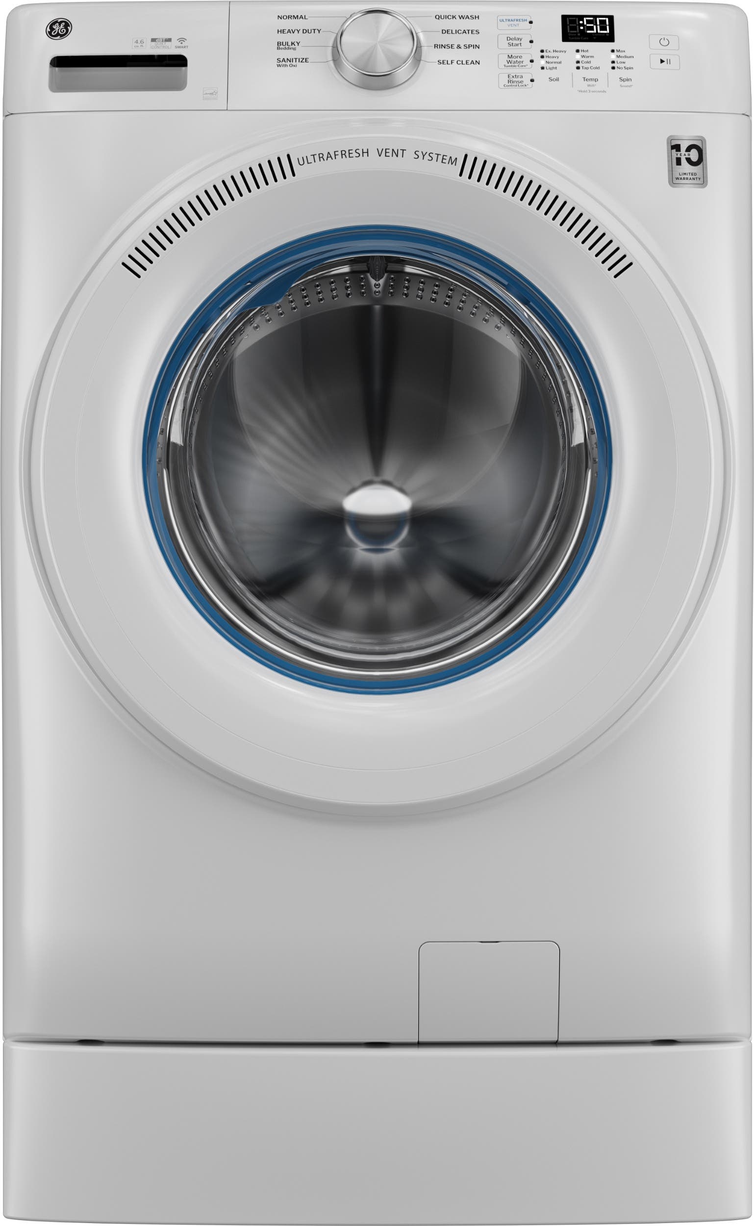 GE GFW350SSYWW White
