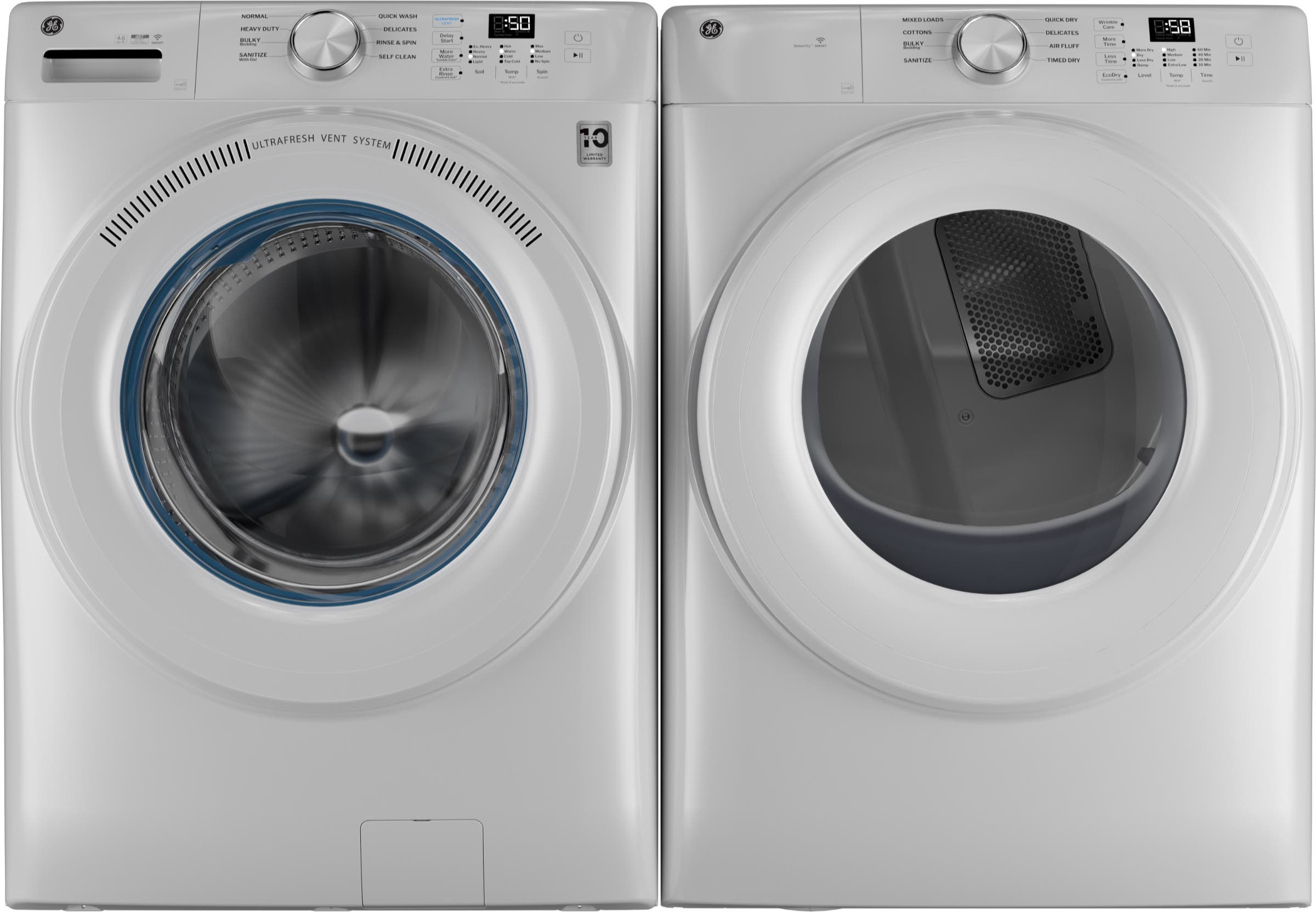 GE GFW350SSYWW White