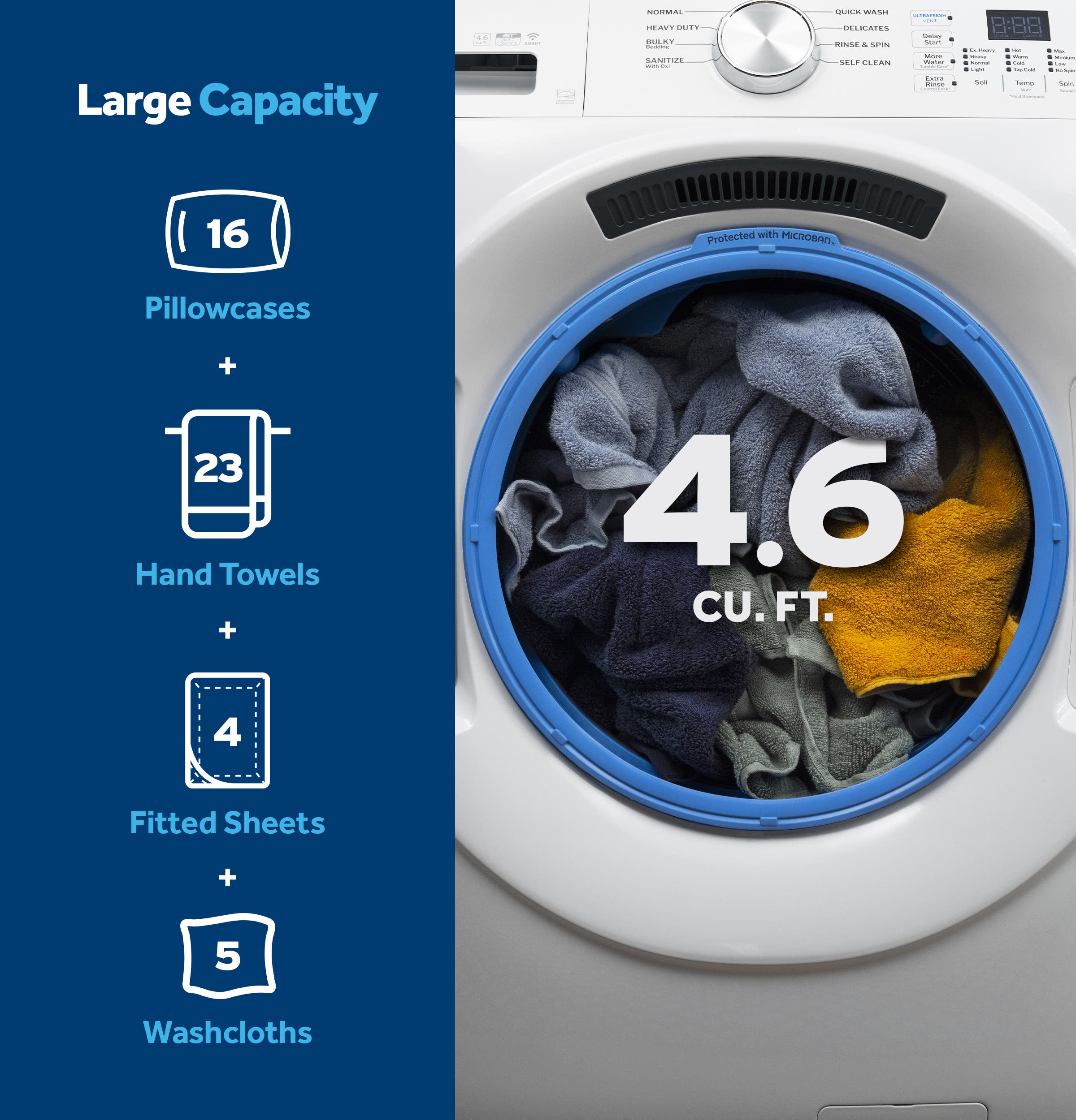 GE GFW350SSYWW White