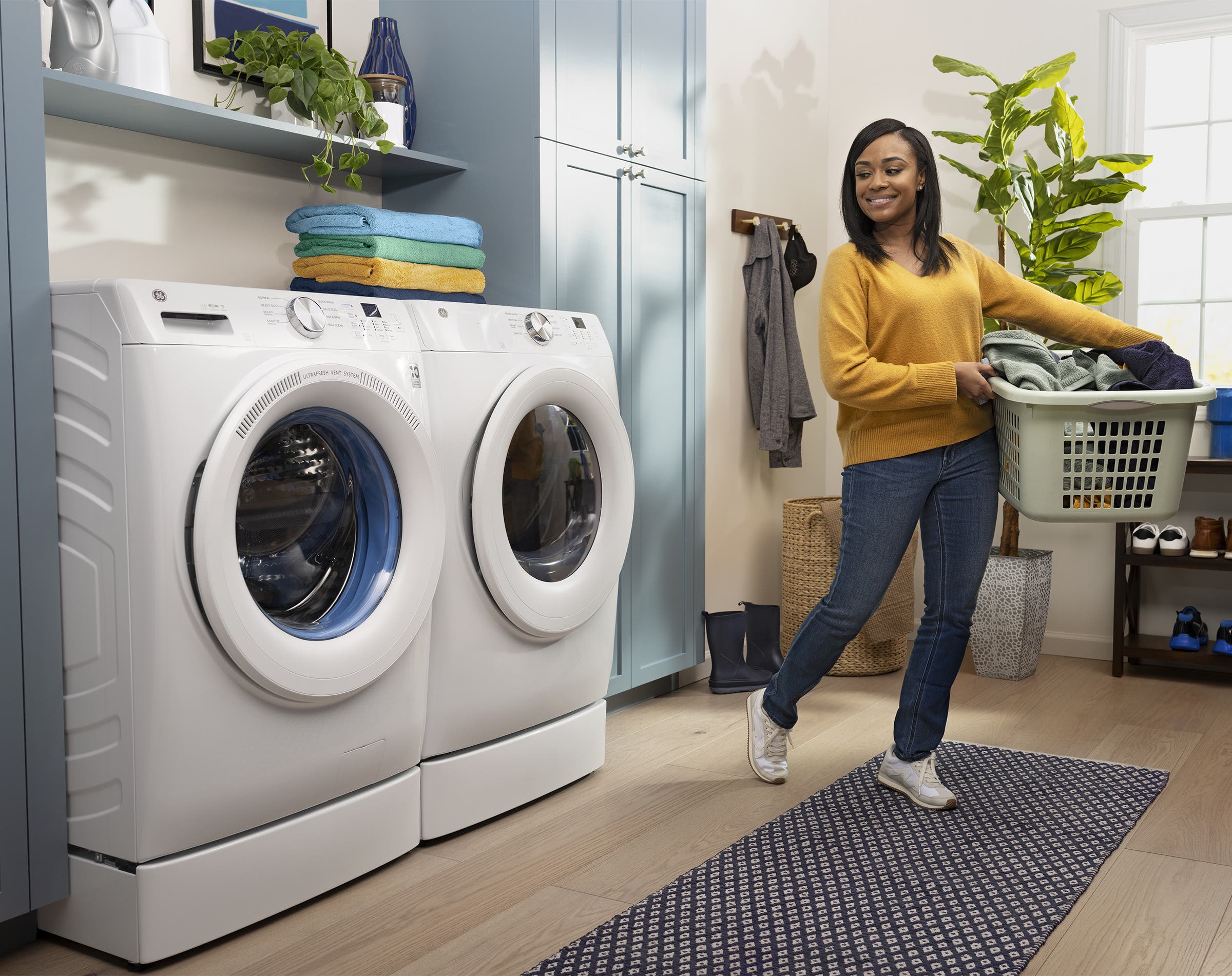 GE GFW350SSYWW White