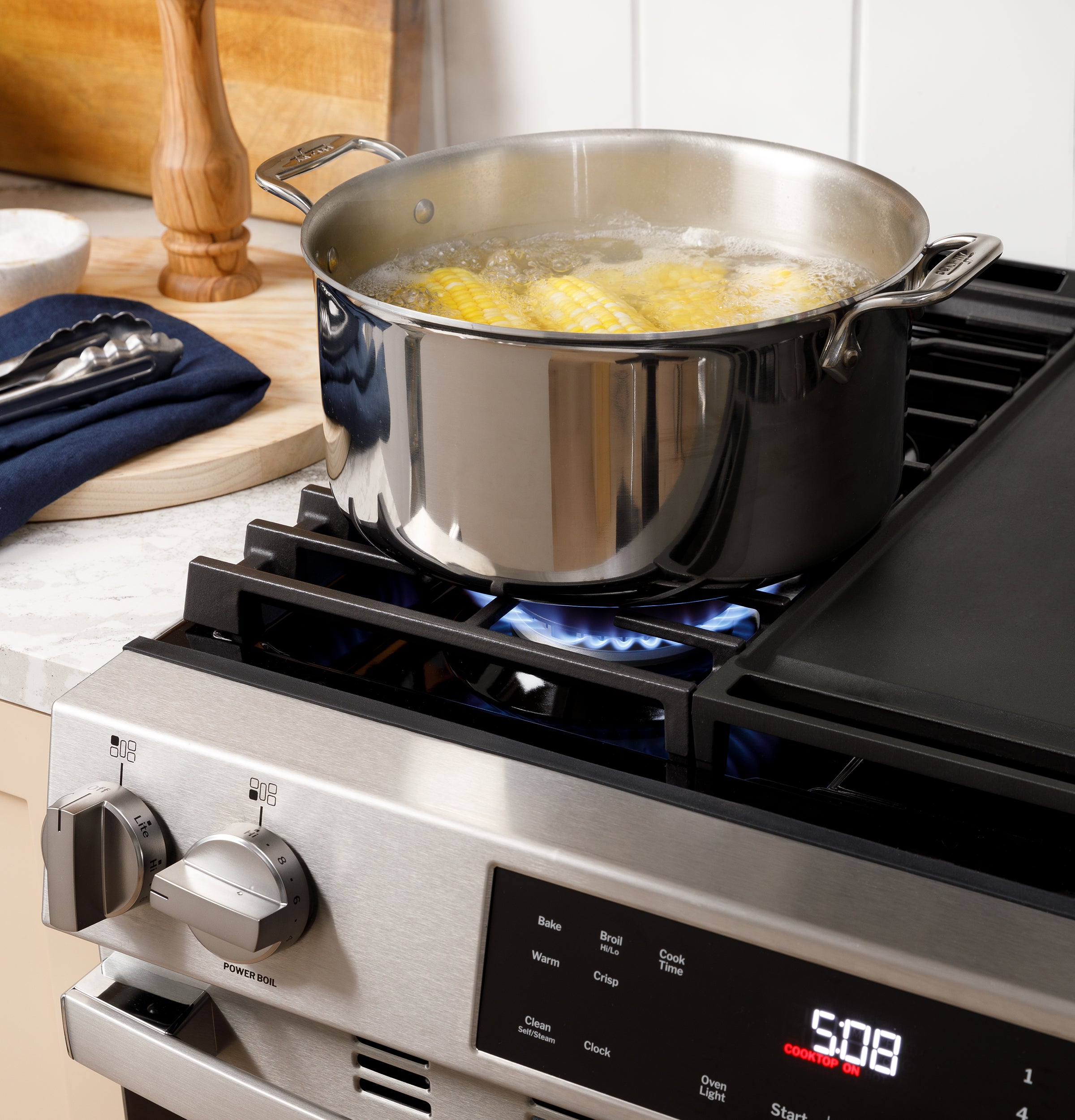 GE GGS500PVSS 30 Inch Slide-In Gas Range Stainless Steel