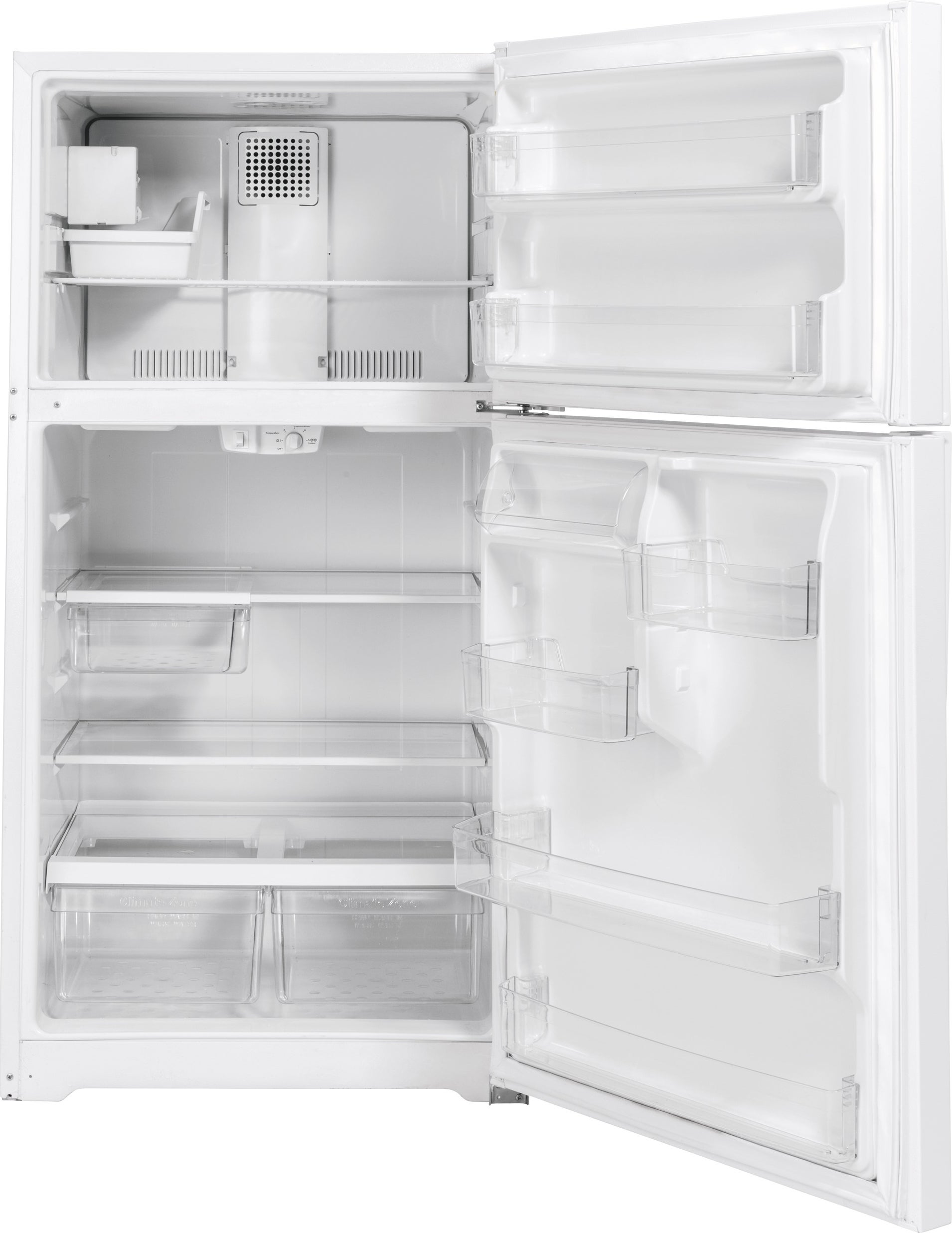 GE GIE22JTNRWW 33 Inch Top Freezer Refrigerator White | Plesser's