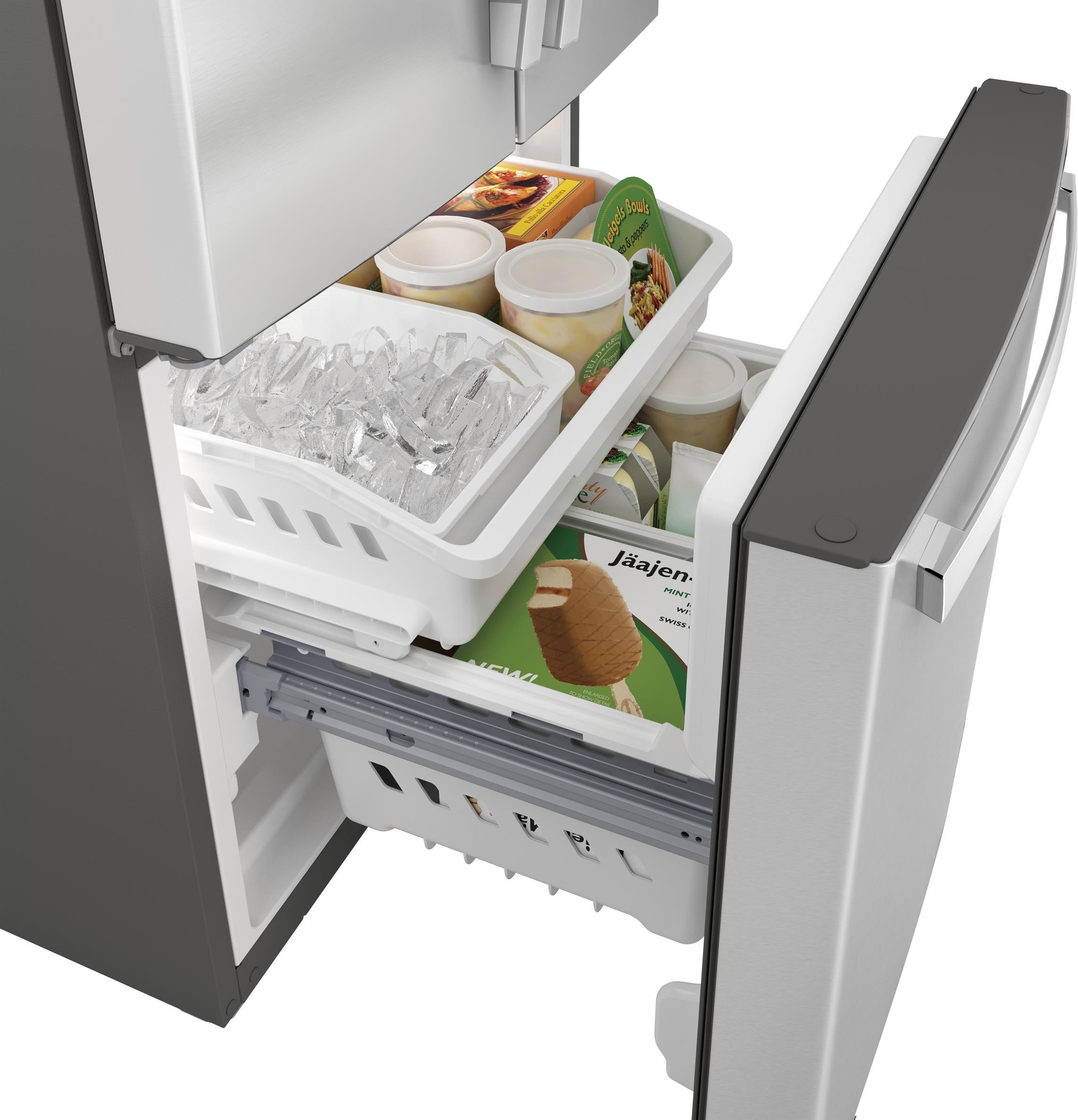 GE GNE21FYKFS Fingerprint Resistant Stainless Steel