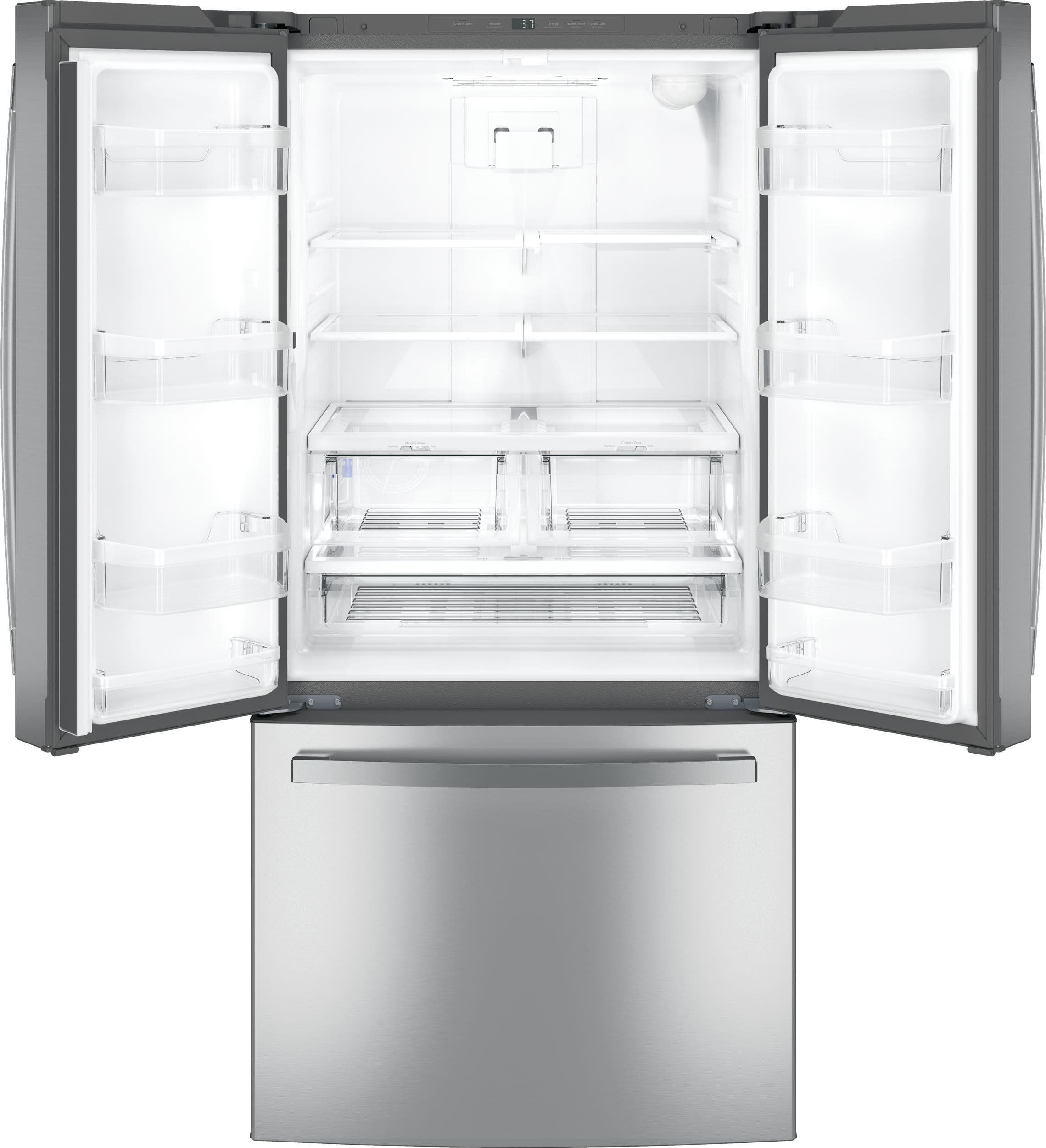GE GNE25JYKFS Fingerprint Resistant Stainless Steel