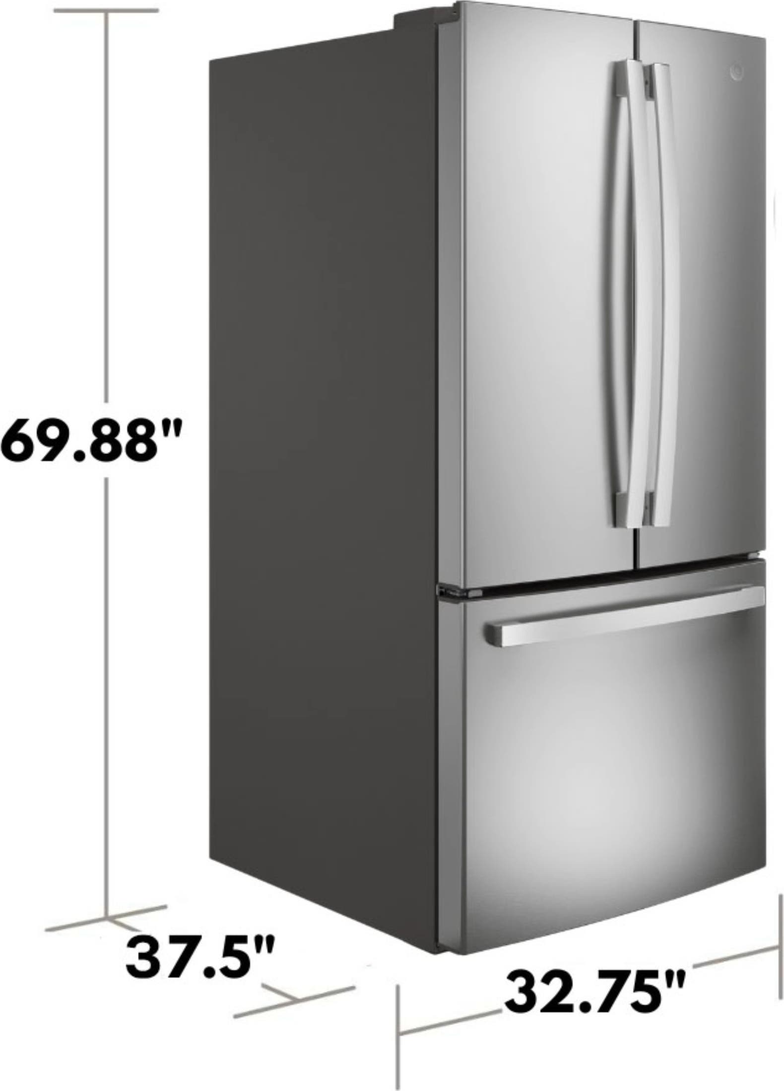 GE GNE25JYKFS Fingerprint Resistant Stainless Steel