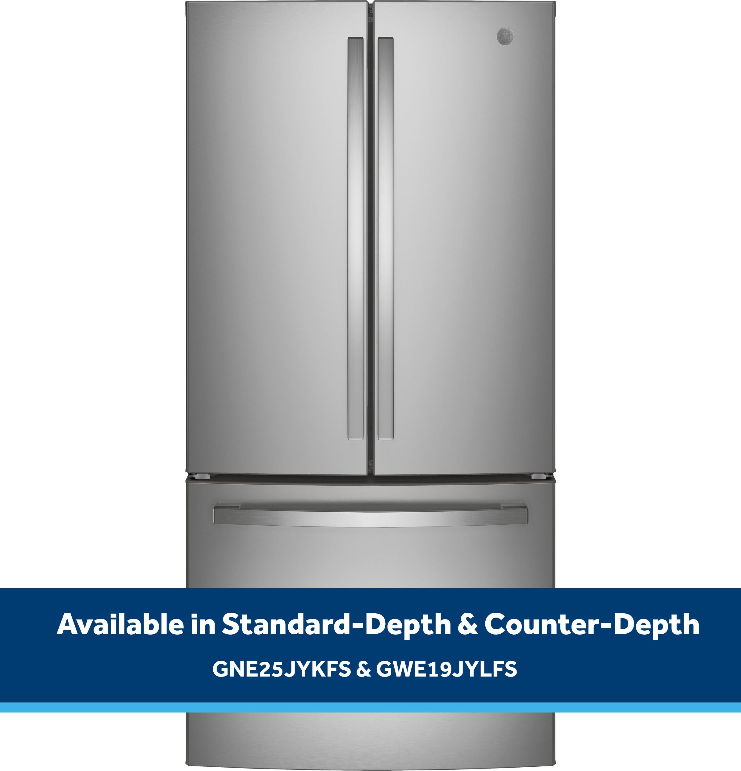 マンC ジェズス #33 Mサイズ GE GNE25JYKFS 33 Inch French Door Refrigerator Fingerprint