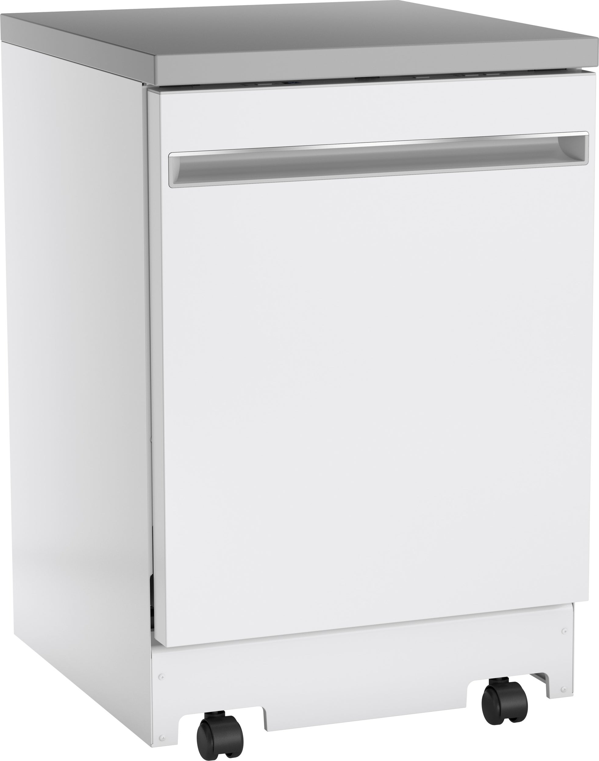 GE GPT225SGLWW 24 Inch Portable Dishwasher White | Plesser's