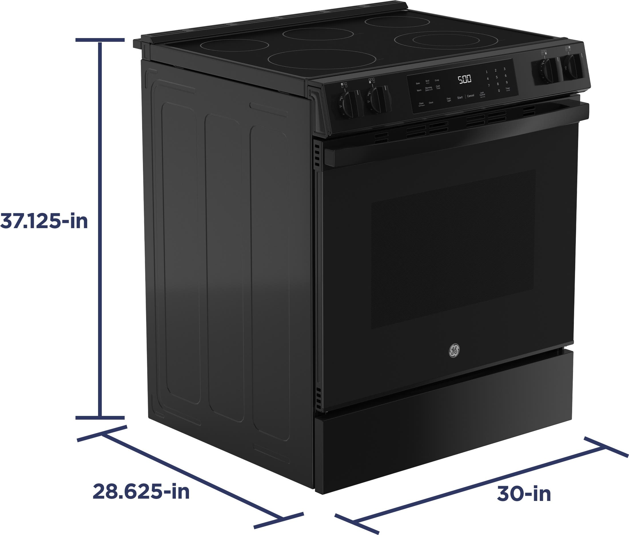 GE GRS500PVBB Black