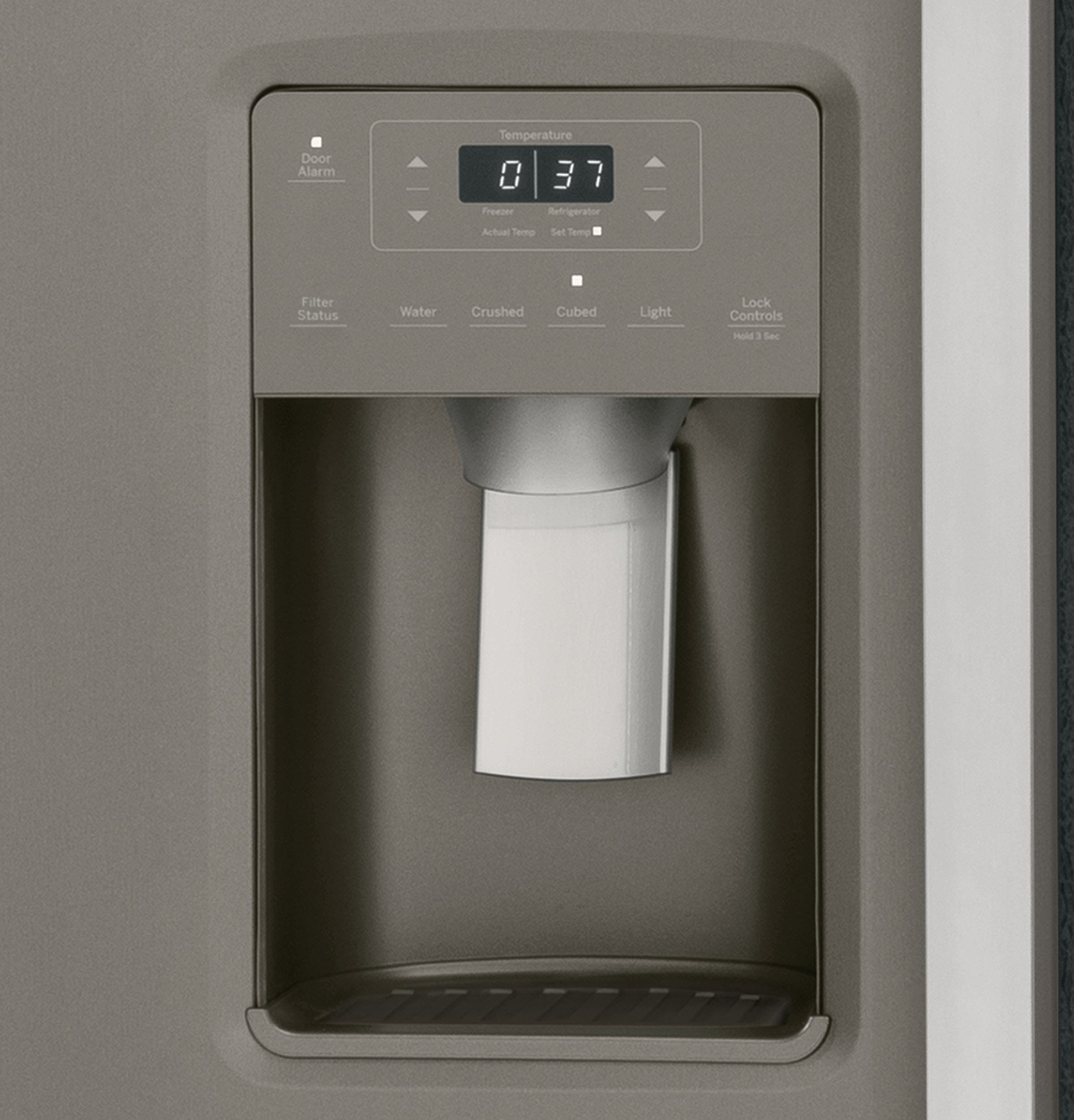 GE GSS23GMPES Fingerprint Resistant Slate