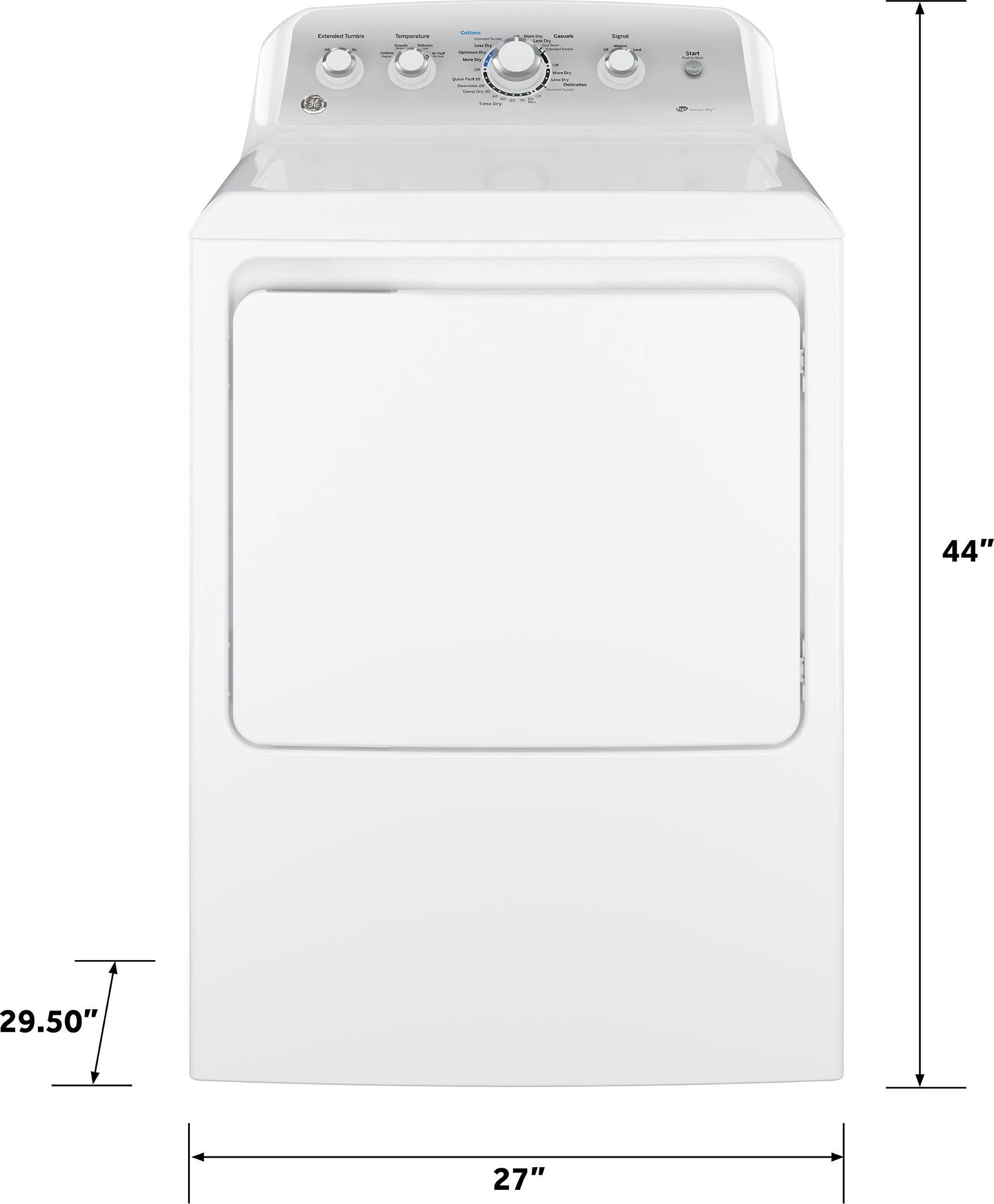 GE GTD45EASJWS White