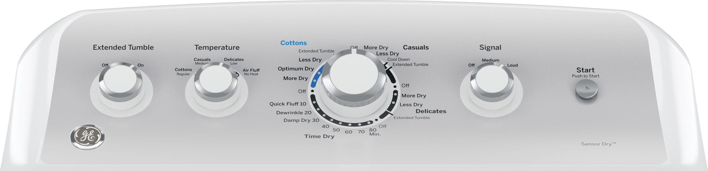 GE GTD45GASJWS White