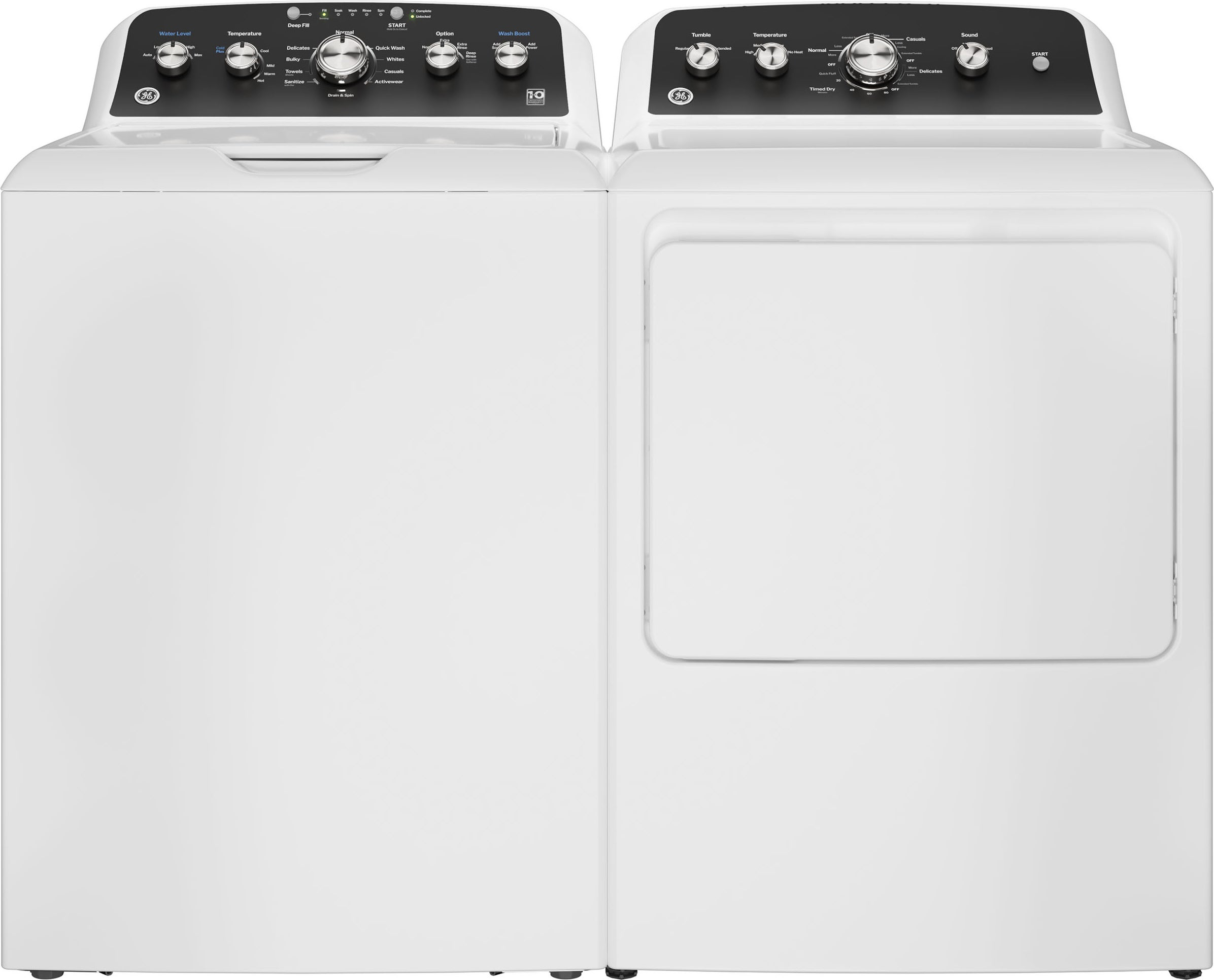 GE GTD48GASWWB 27 Inch Front Load Gas Dryer White | Plesser's
