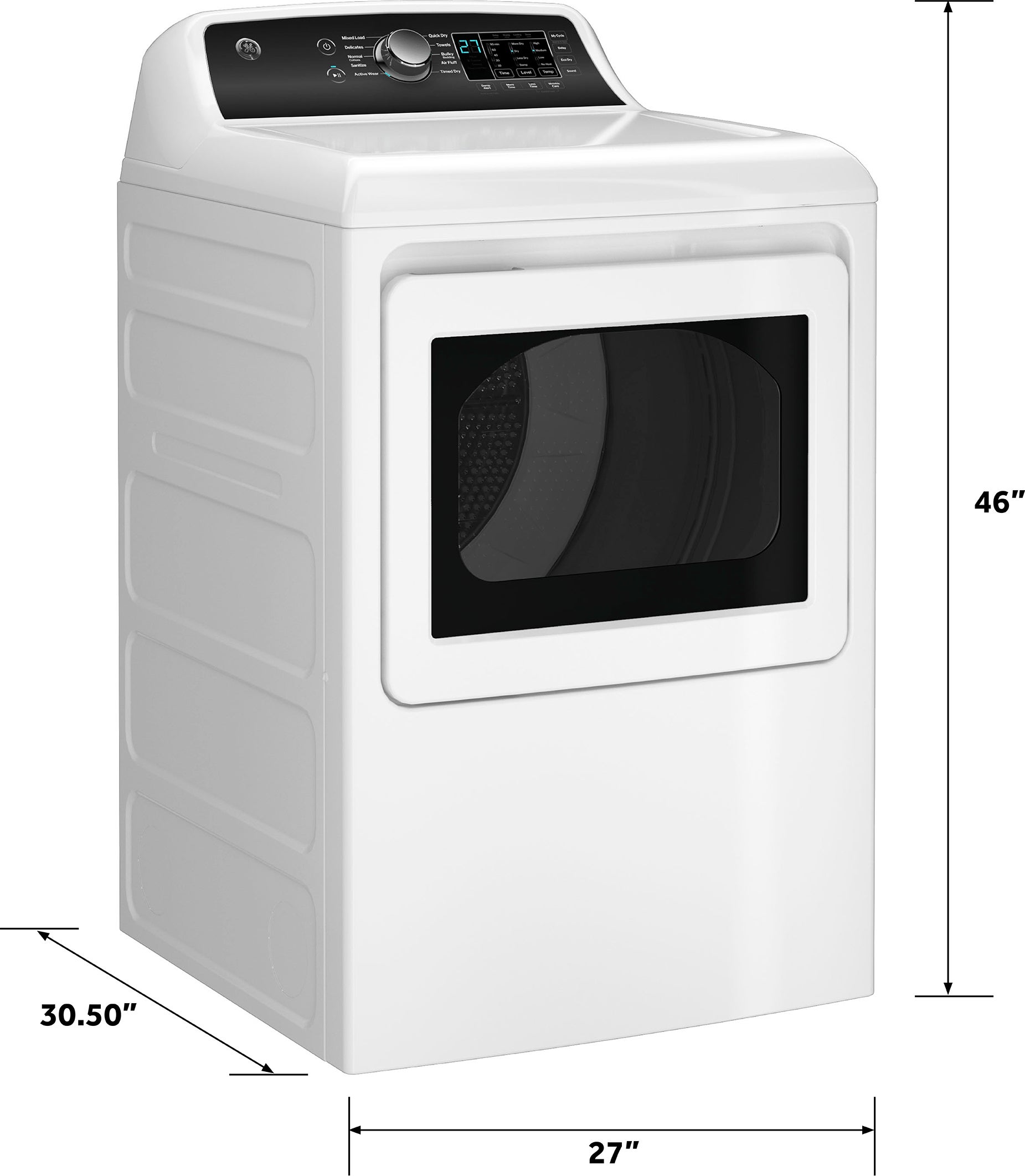 National Sneaker Dryer N-20SD 本体 GE GTD58EBSVWS 27 Inch Electric Dryer White | Plesser's Appliances