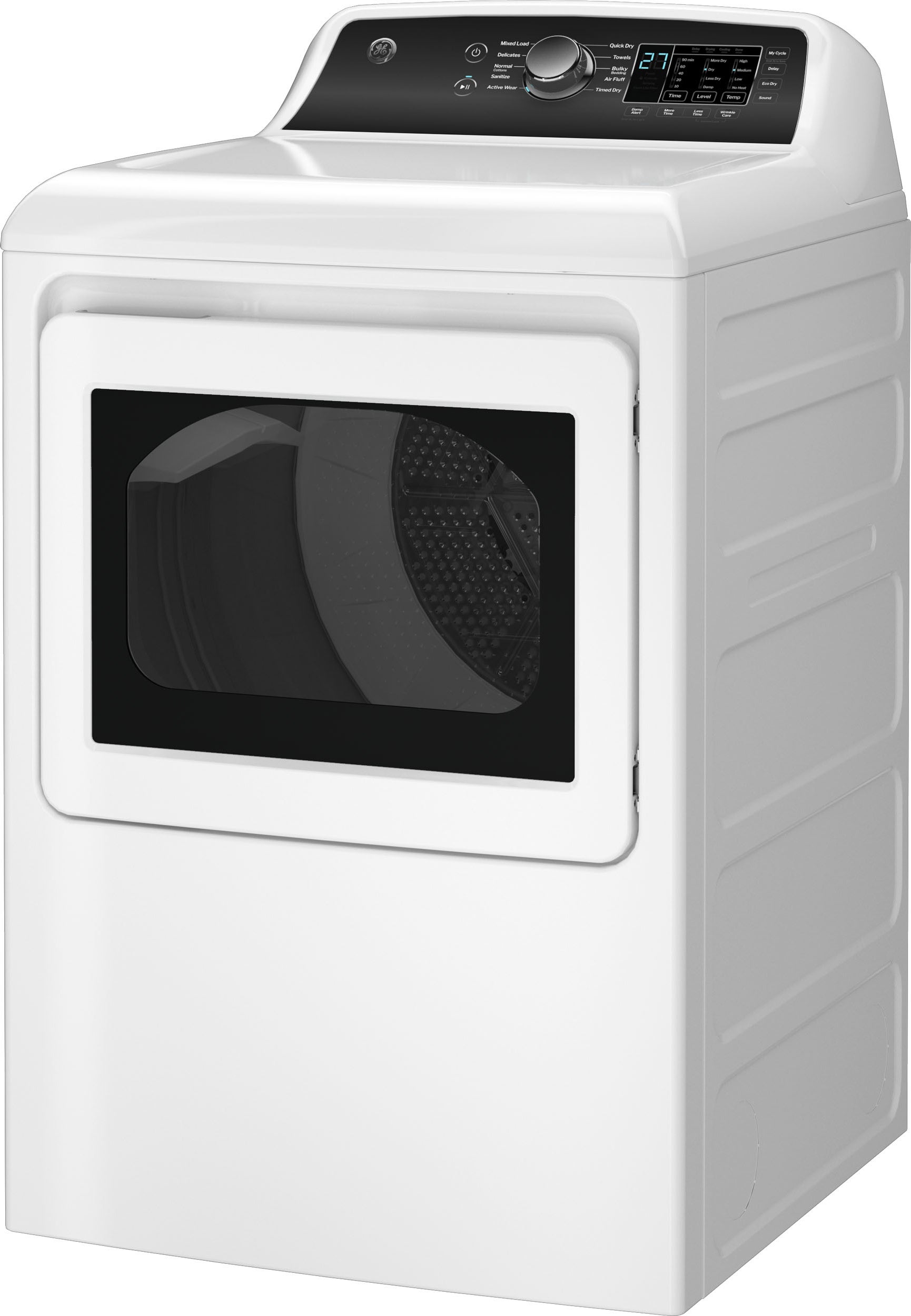 GE GTD58GBSVWS 27 Inch Gas Dryer White | Plesser's Appliances