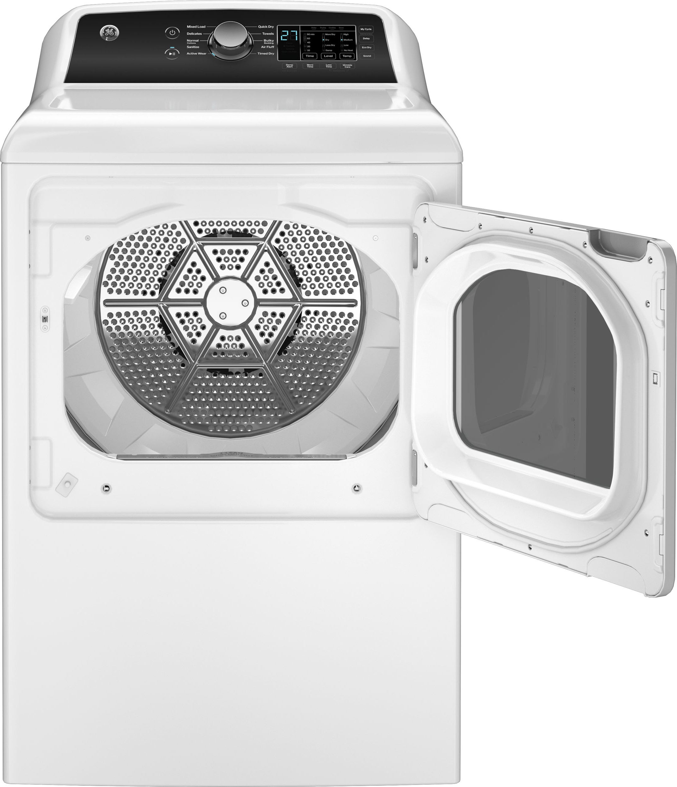 GE GTD58GBSVWS 27 Inch Gas Dryer White | Plesser's Appliances