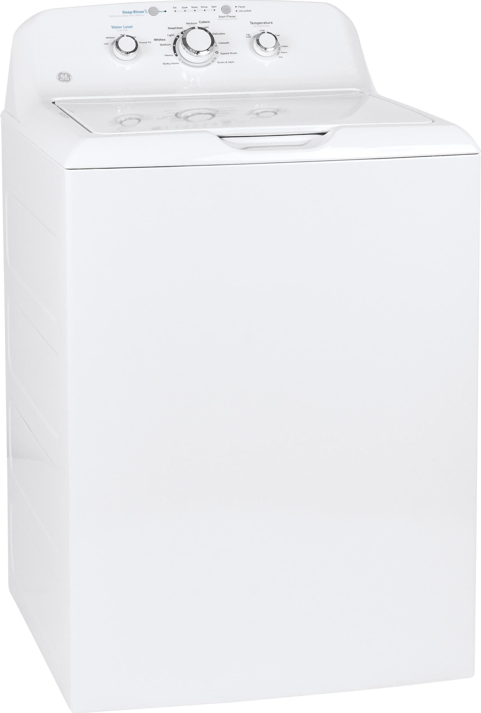 GE GTW325ASWWW White On White