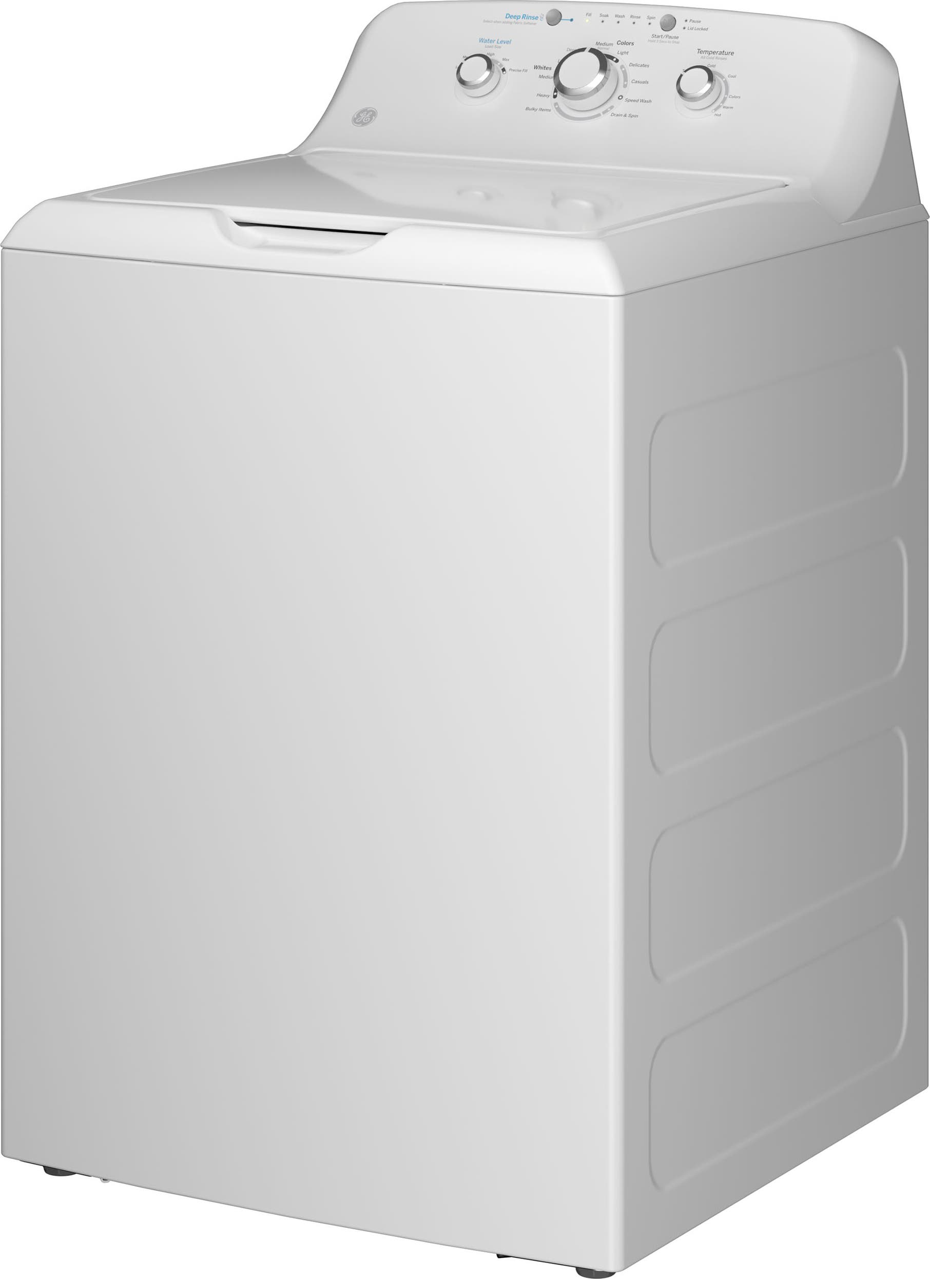 GE GTW325ASWWW White On White