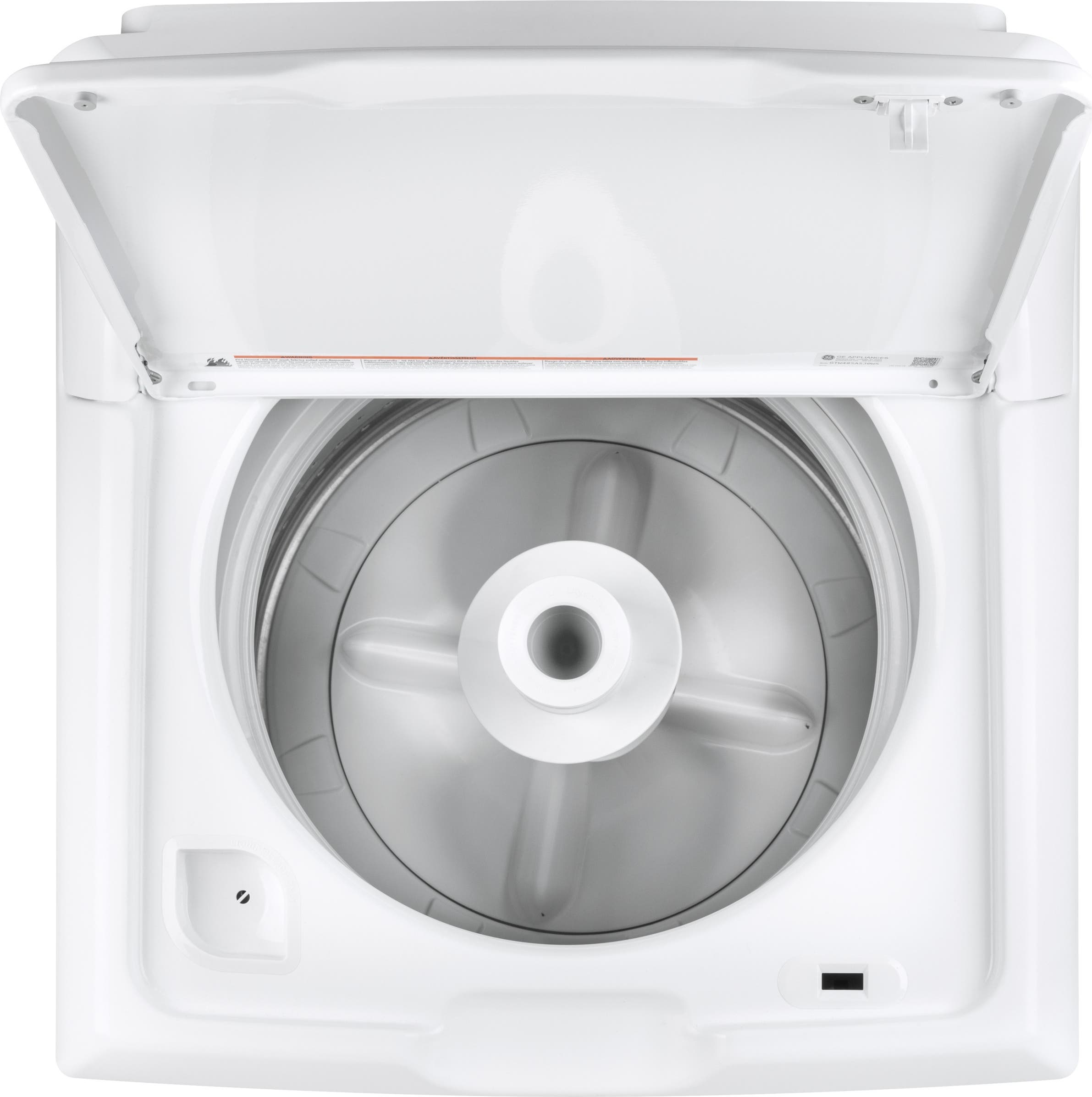 GE GTW325ASWWW White On White
