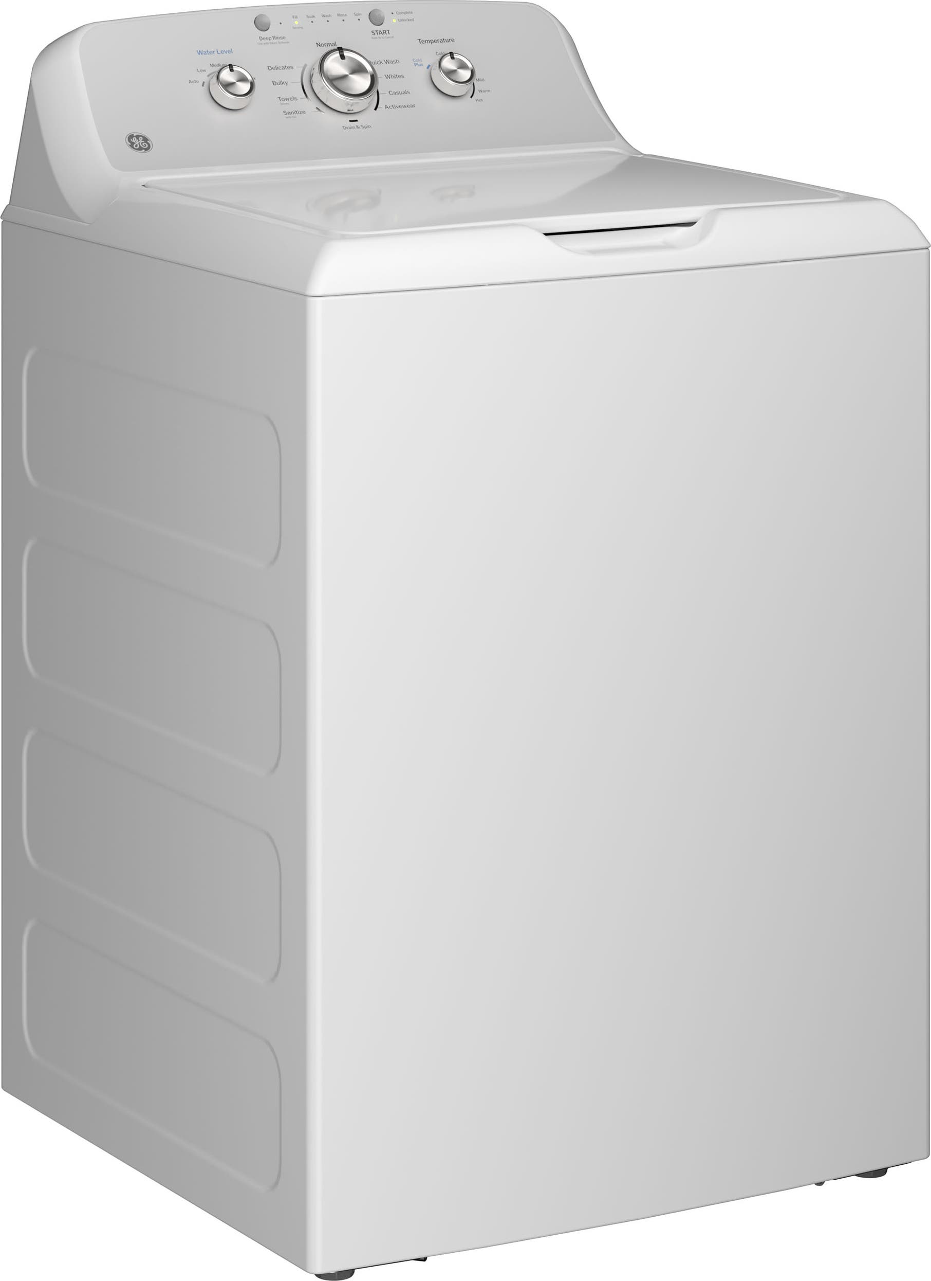 GE GTW385ASWWS White On Silver