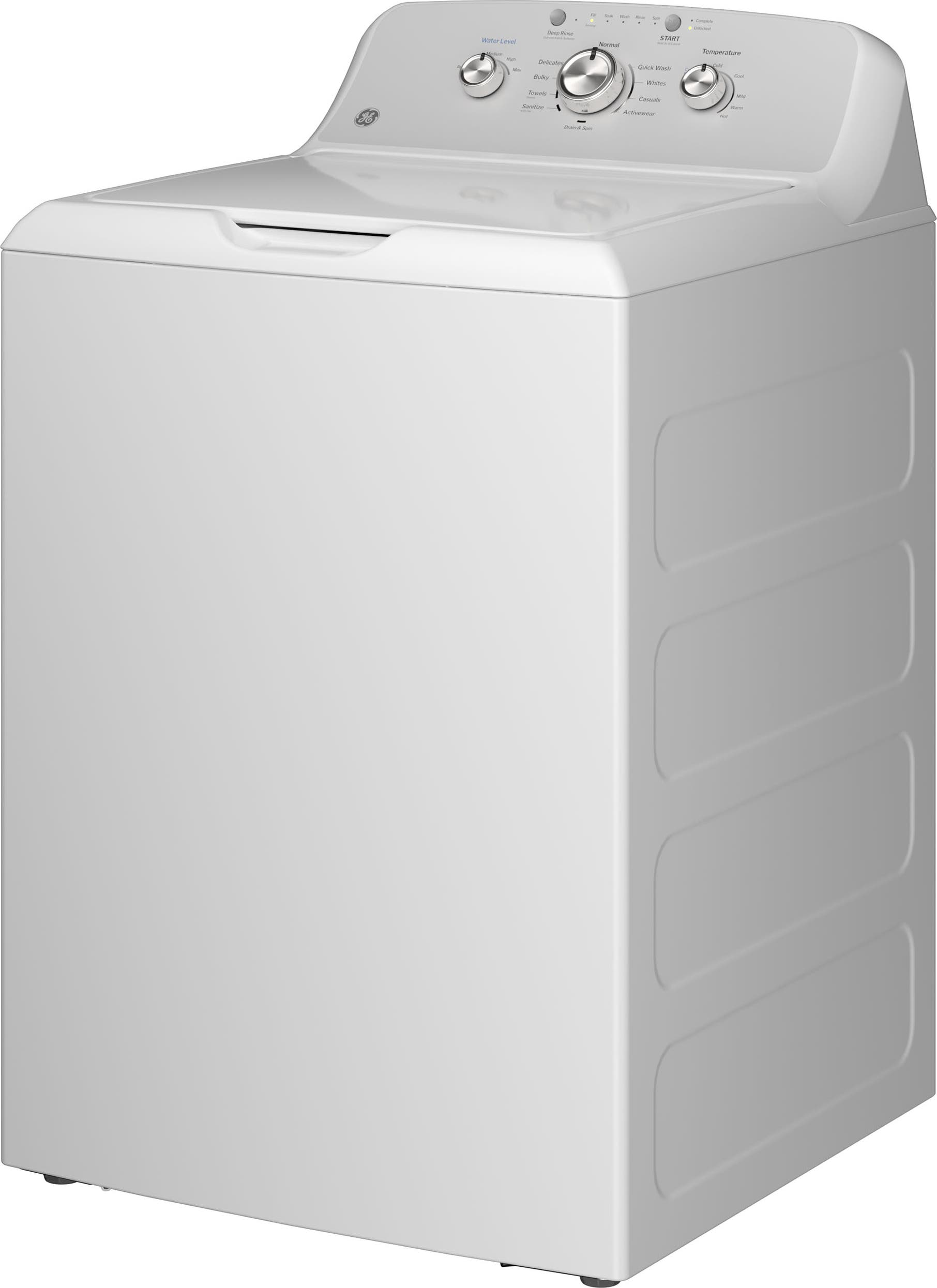 GE GTW385ASWWS White On Silver