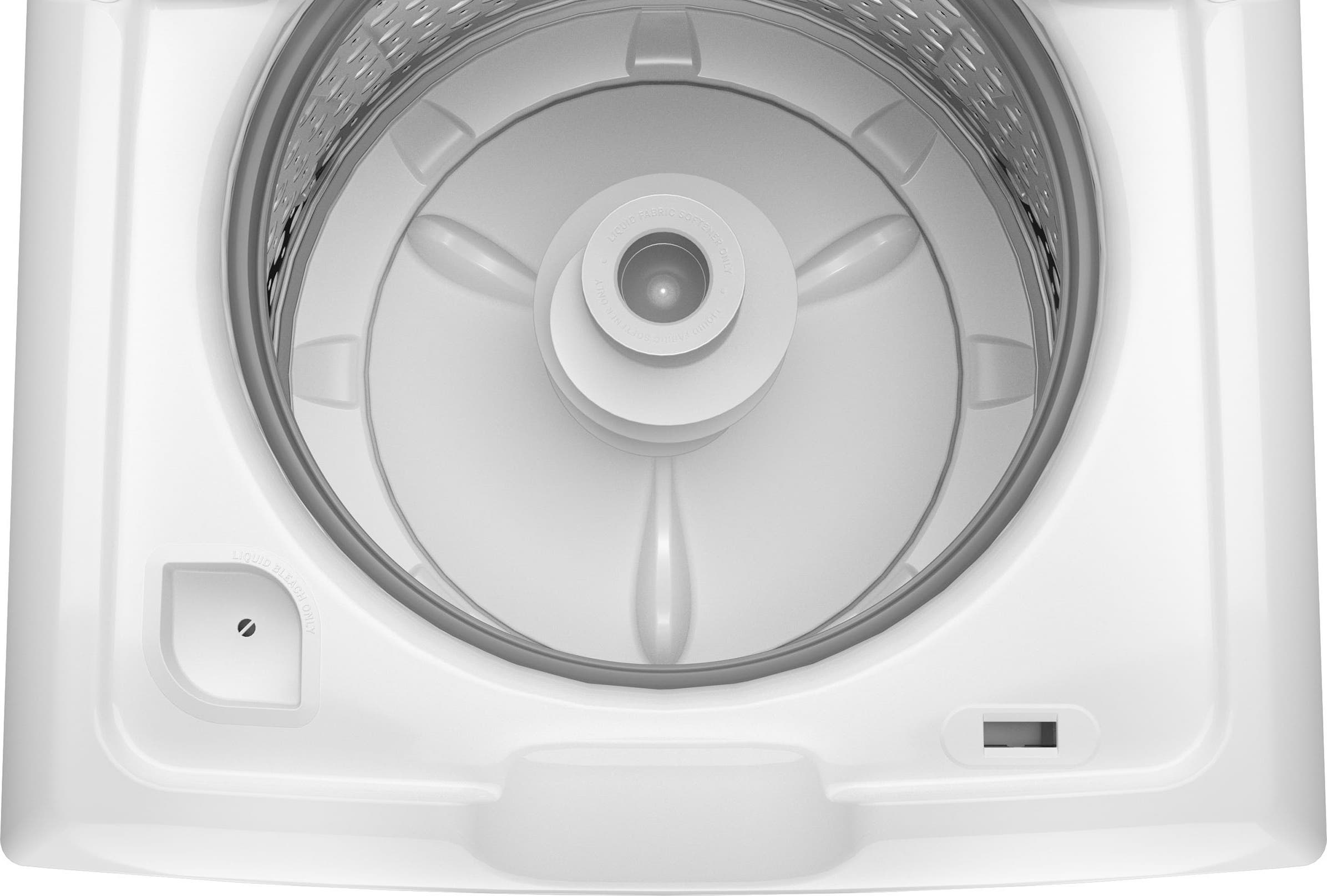 GE GTW385ASWWS White On Silver