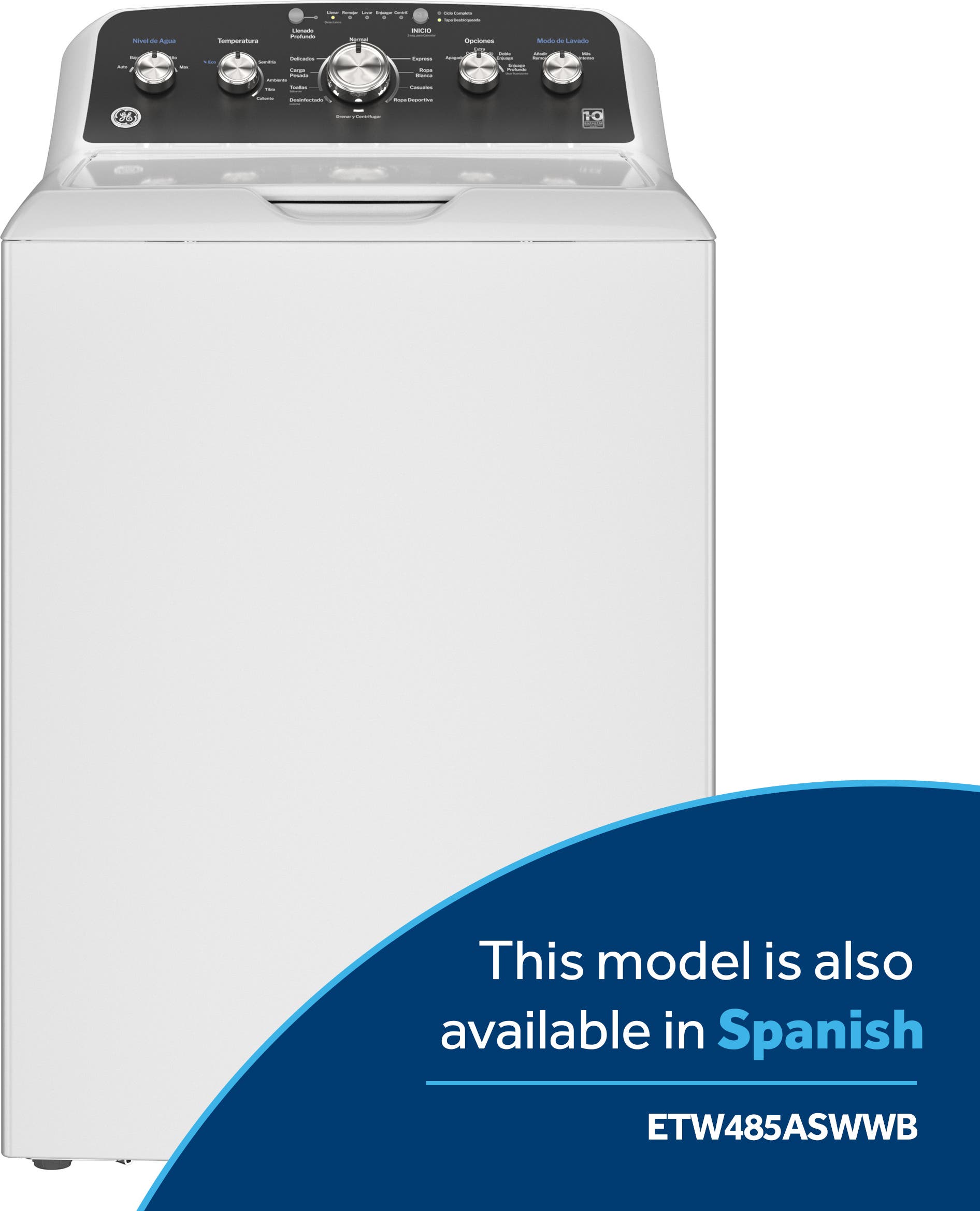 GE GTW485ASWWB White 