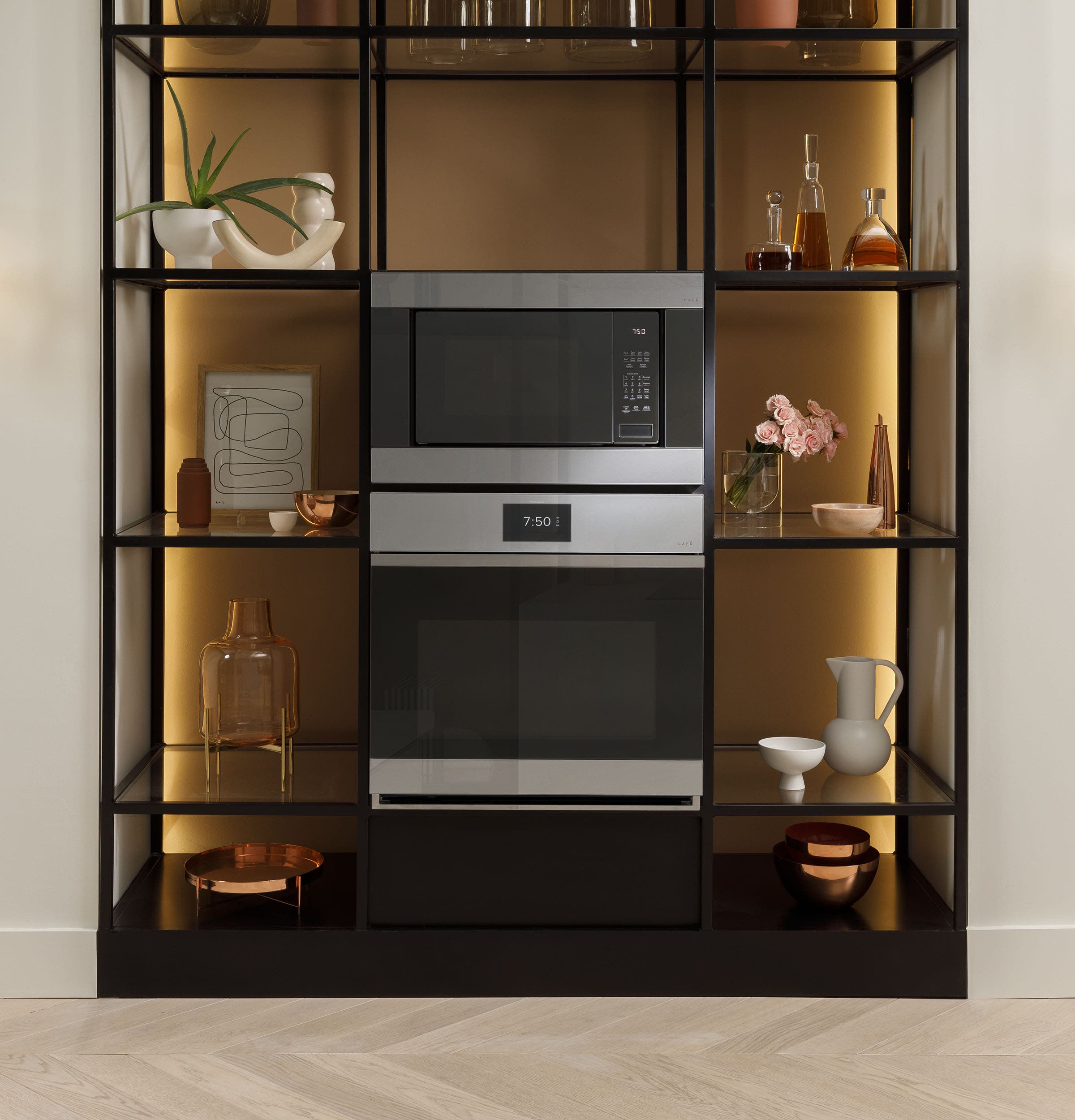 Cafe CTS90DM2NS5 Platinum Glass