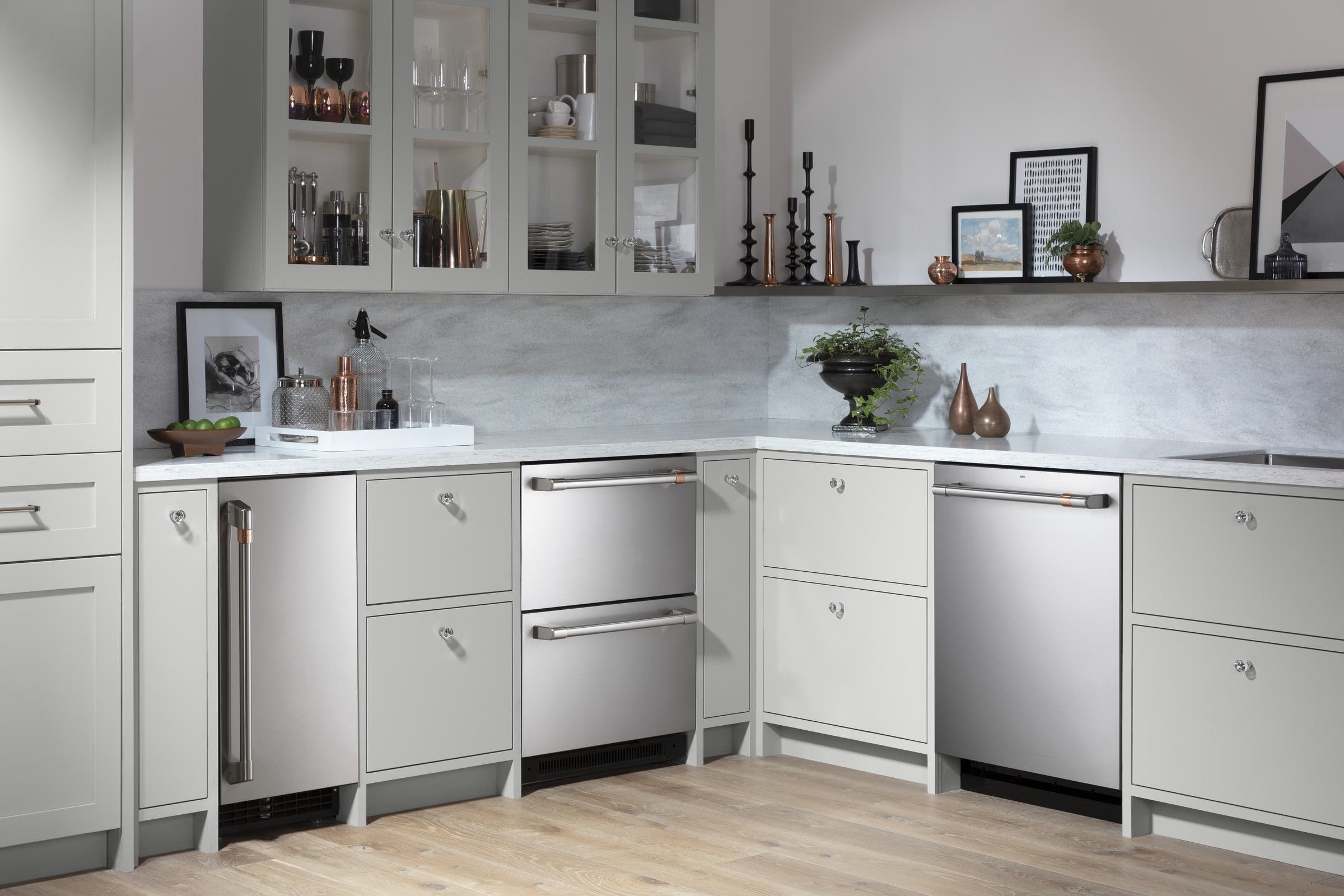 Cafe CDE06RP2NS1 Stainless Steel with Brushed Stainless Handles & K...