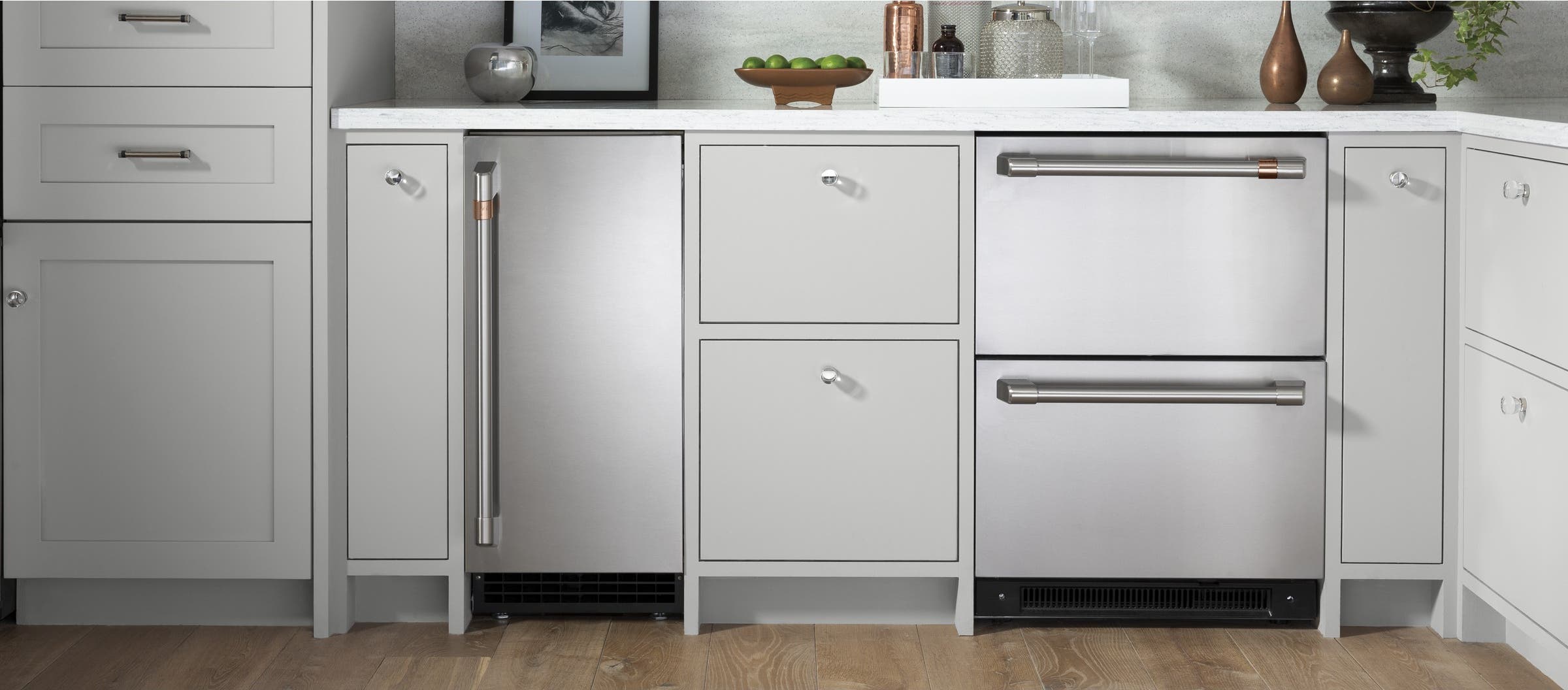 Cafe CDE06RP2NS1 Stainless Steel with Brushed Stainless Handles & K...