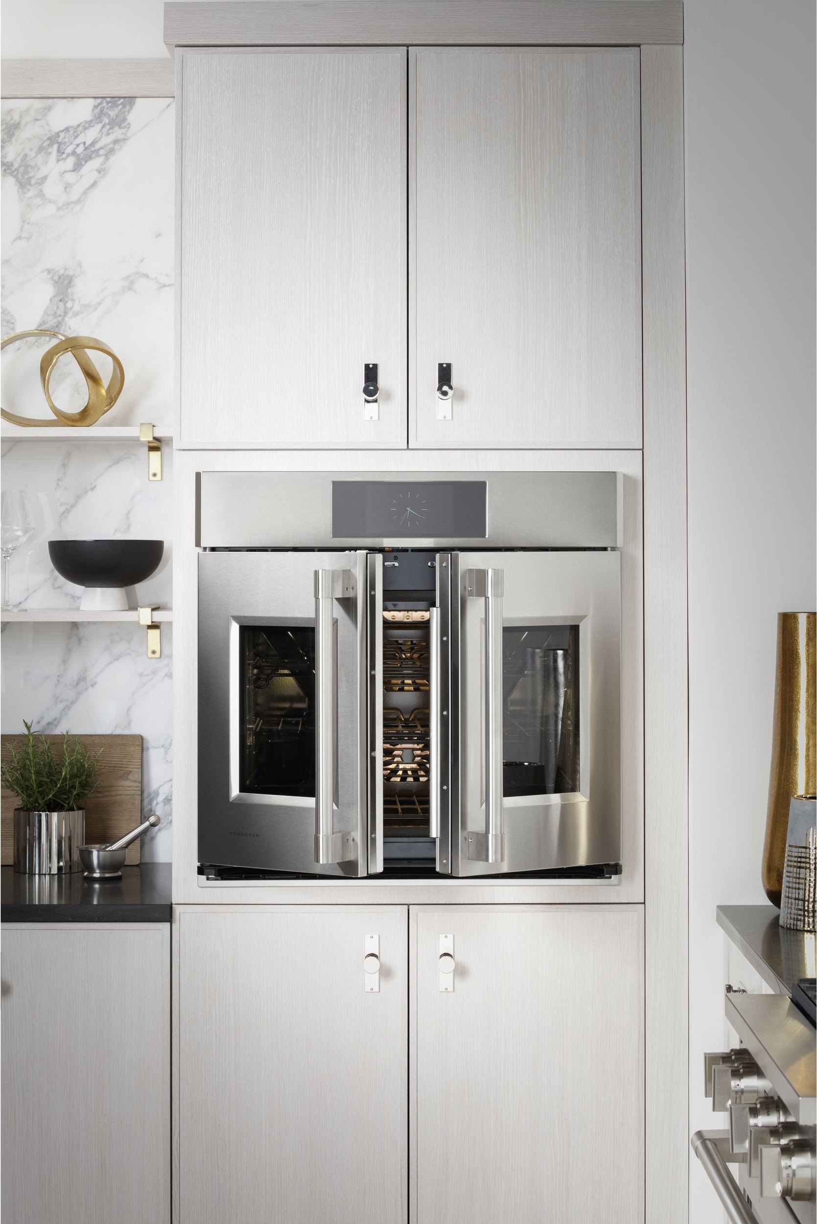 Monogram ZTDX1FPSNSS 30 Inch Double Convection Smart Electric Wall