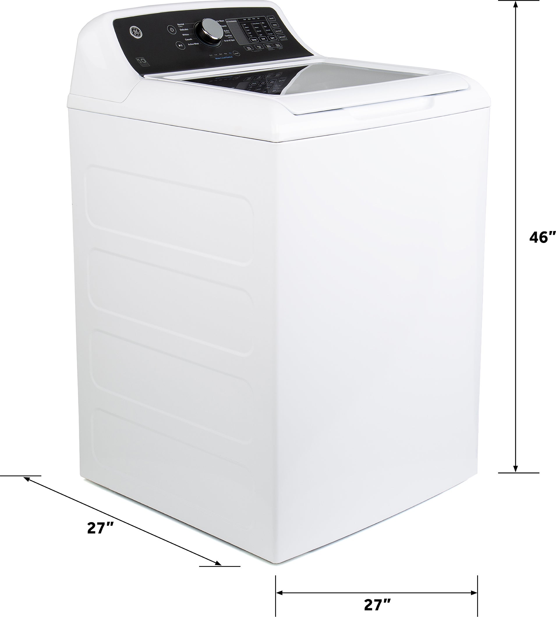 GE GEGTW585BSVWS 27 Inch Top Load Washer - Thumbnail 3