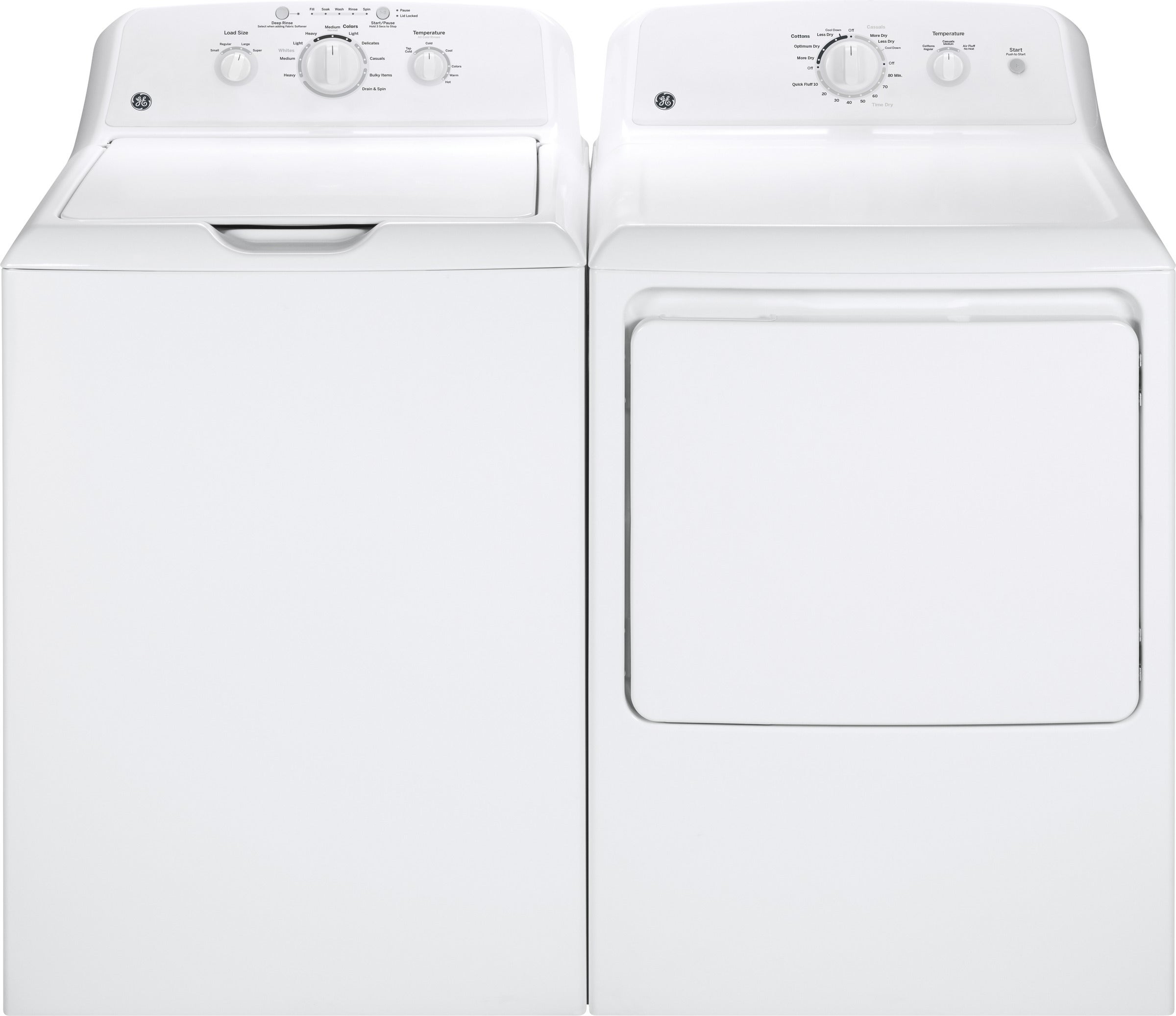 GE GTX22EASKWW 27 Inch Aluminized Alloy Drum Electric Dryer White