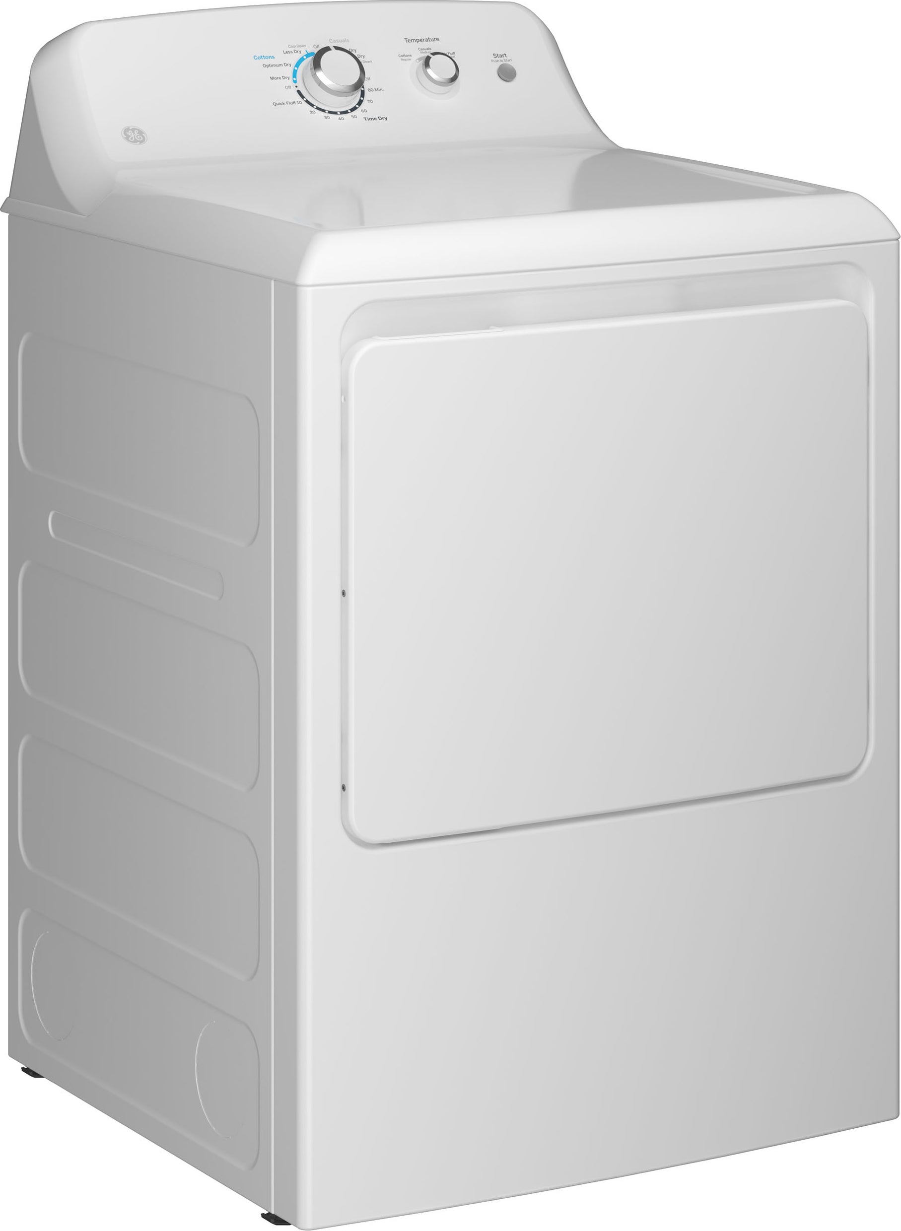 GE GTX33EASKWW 27 Inch Electric Dryer White | Plesser's Appliances