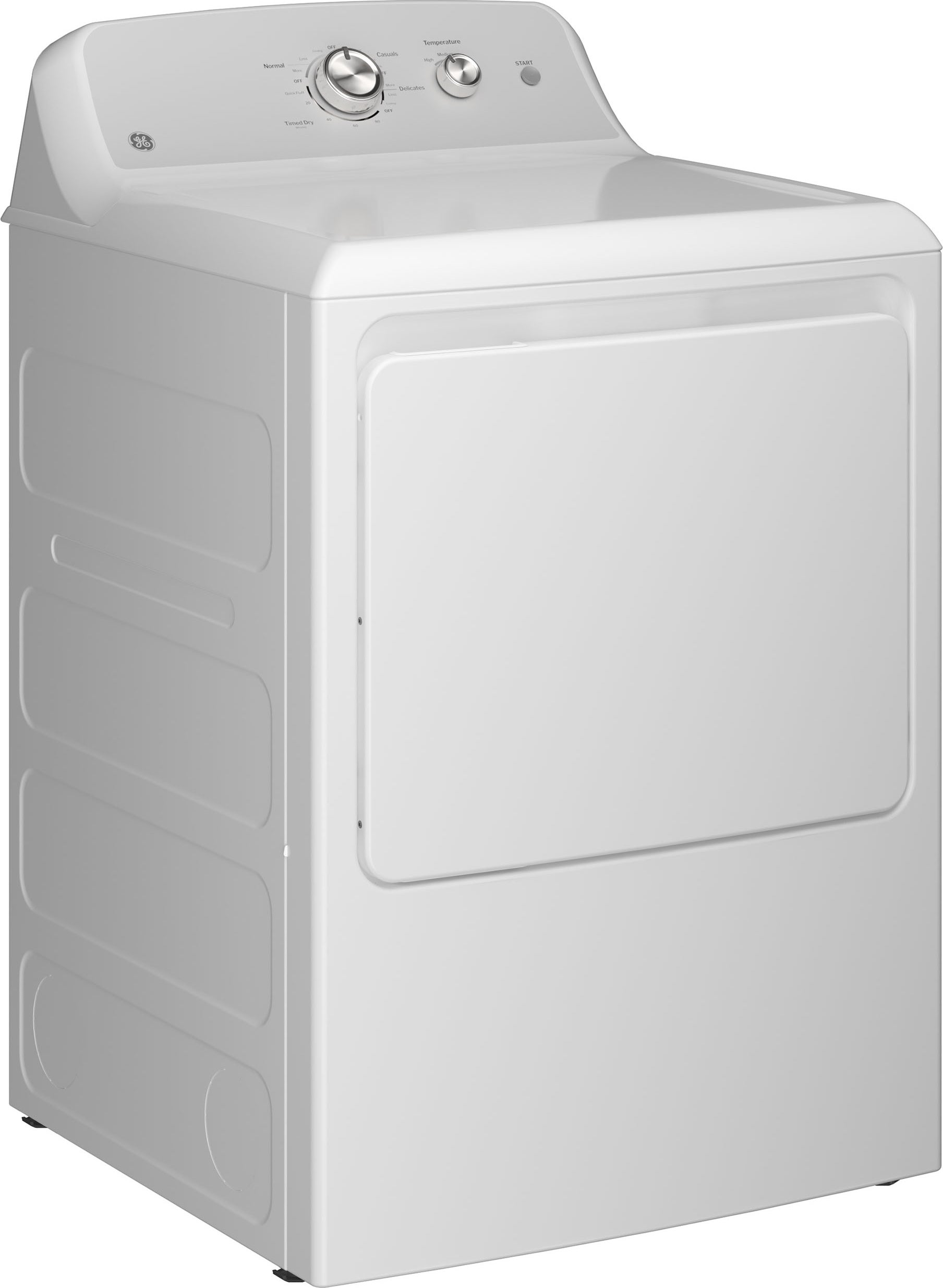 GE GTX38EASWWS 27 Inch Top Load Electric Dryer White | Plesser's