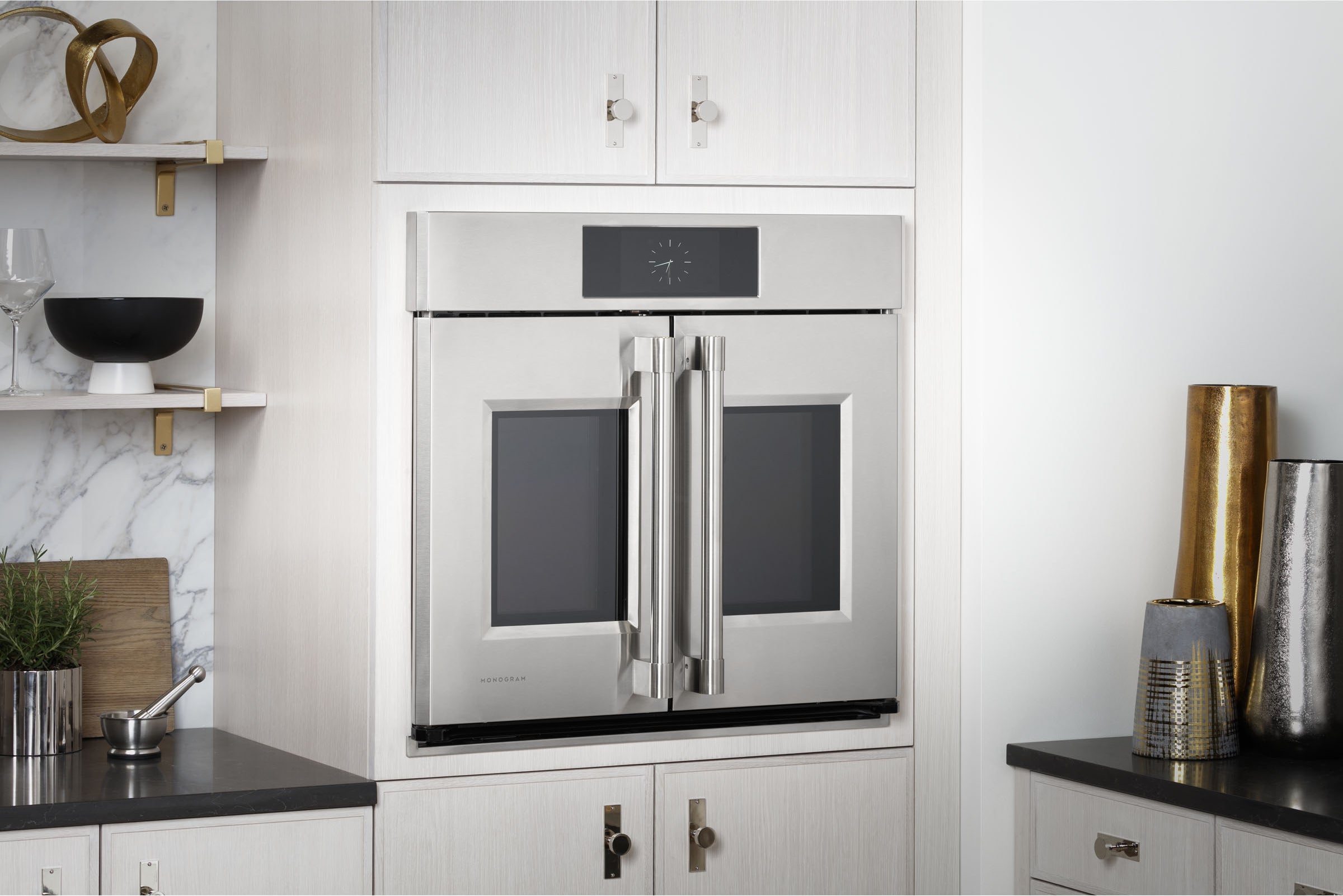 Monogram ZTSX1FPSNSS 30 Inch Smart French-door Electric Convection