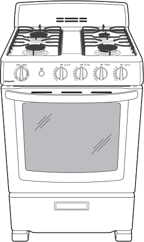 Hotpoint RGAS300DMWW White
